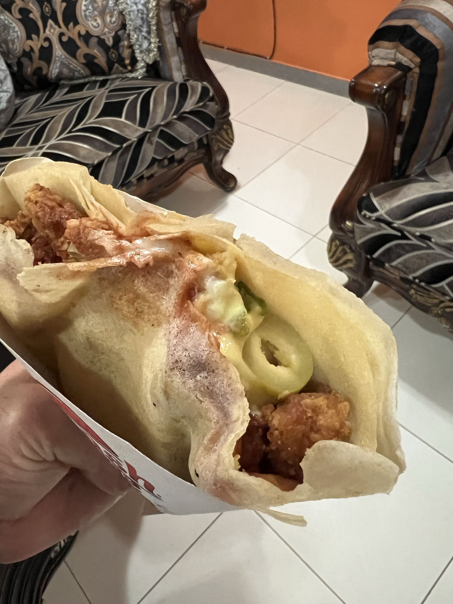 Fried Chicken Wrap