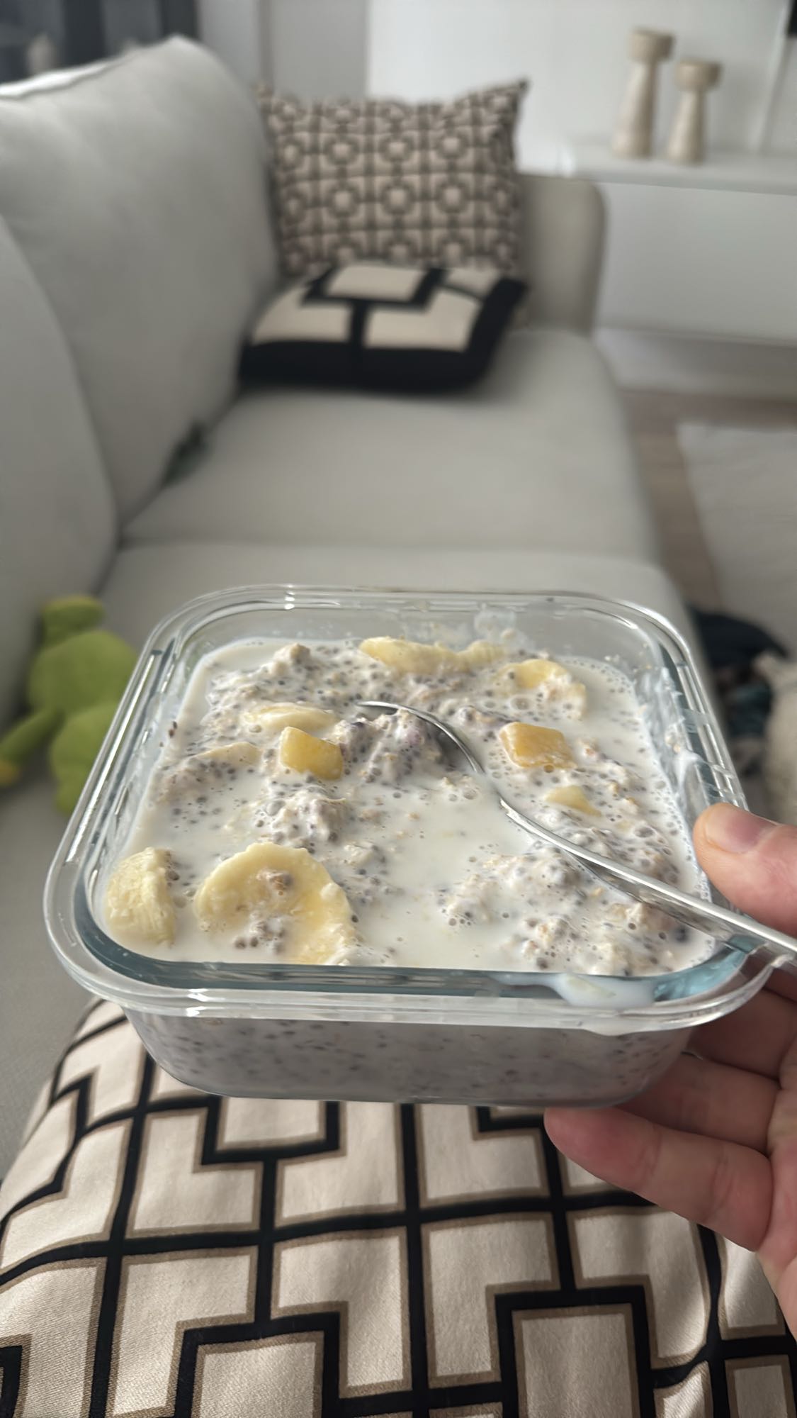 Chiapudding med banan