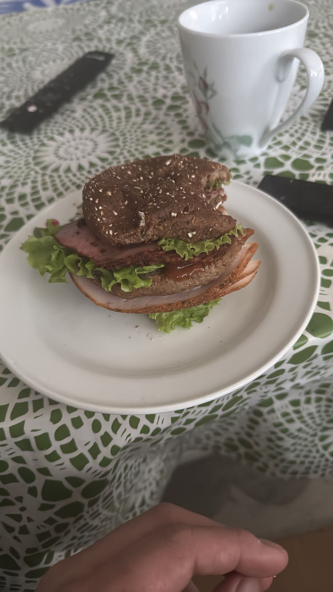 Smörgås med skinka