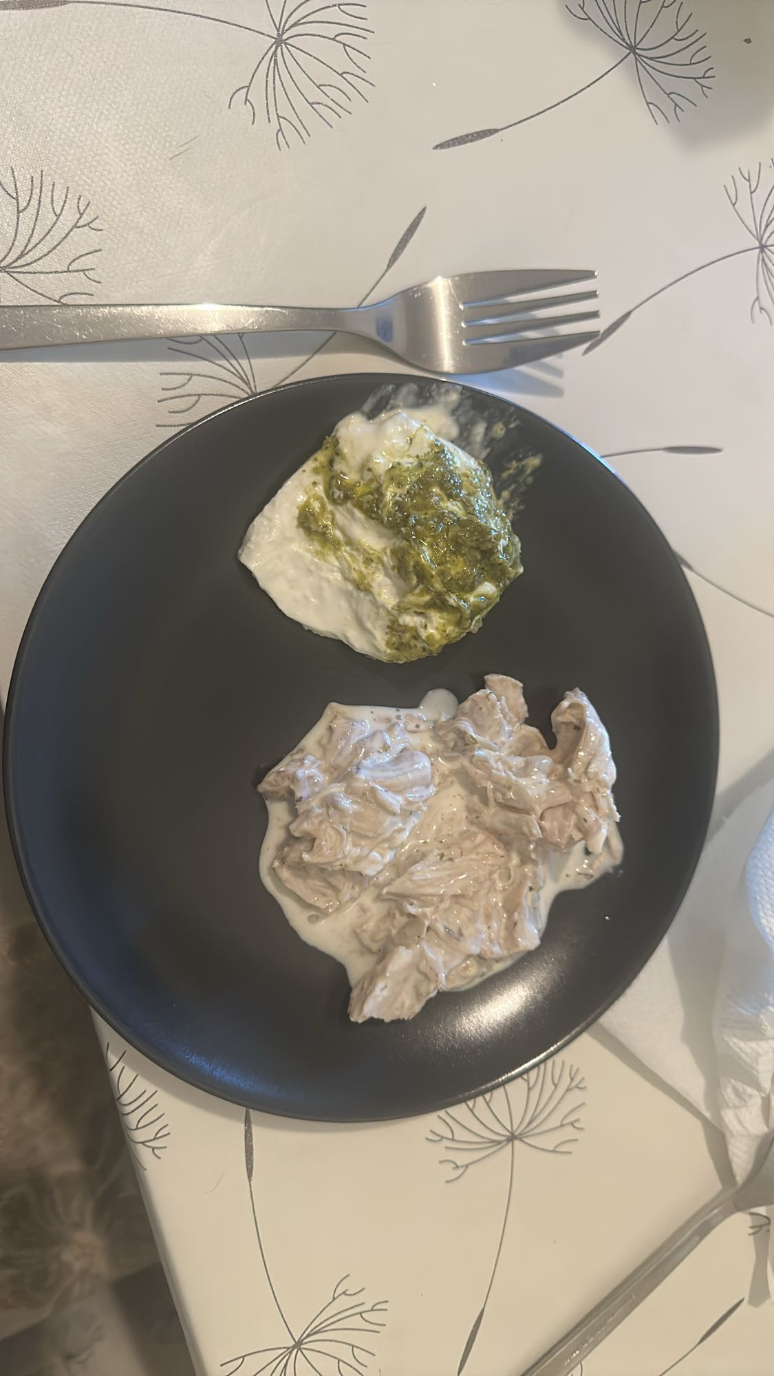 Chicken with Pesto Cream