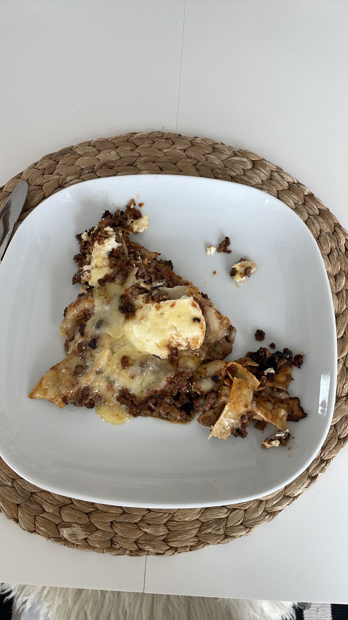 Lasagne med ost