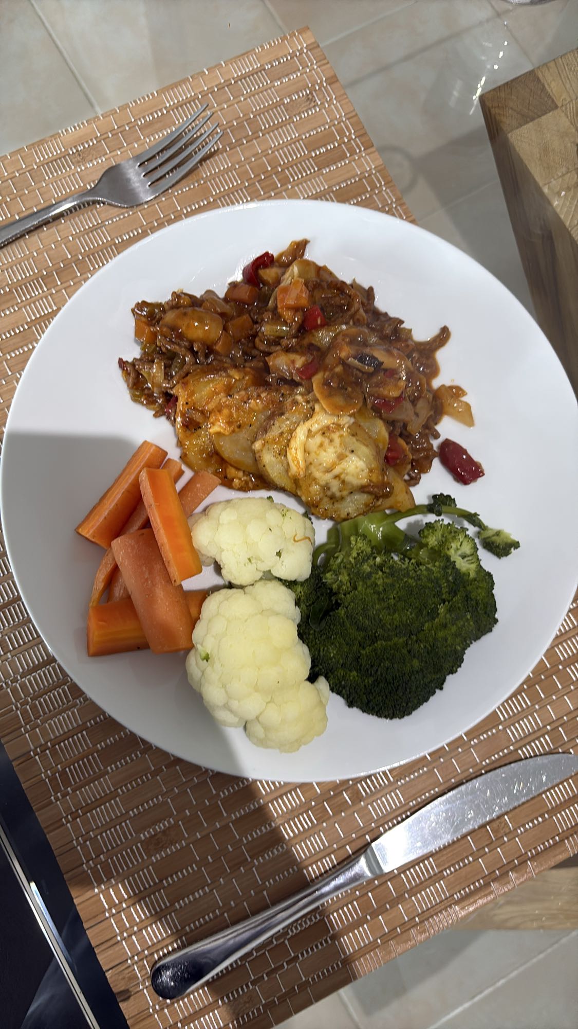 Chicken Veggie Plate