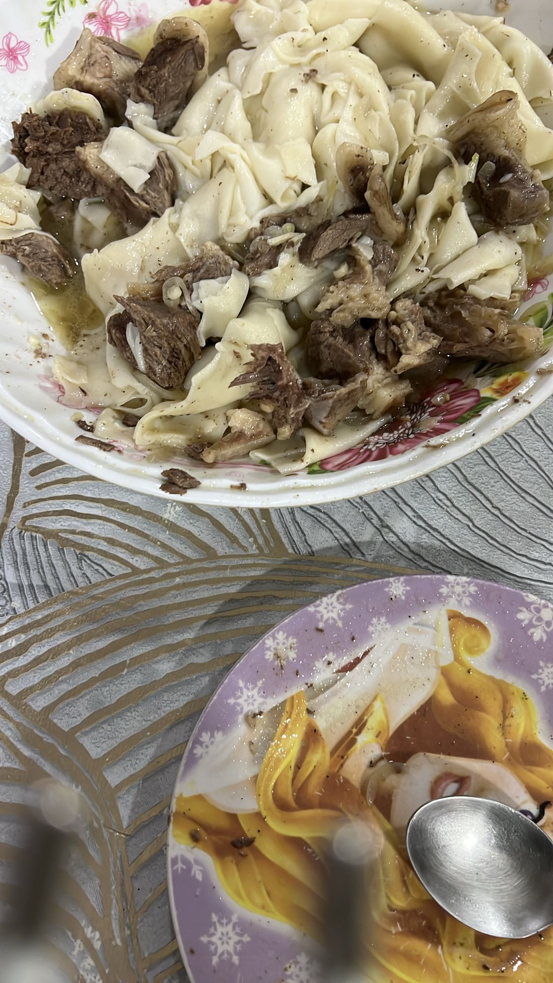 Бешбармак с мясом