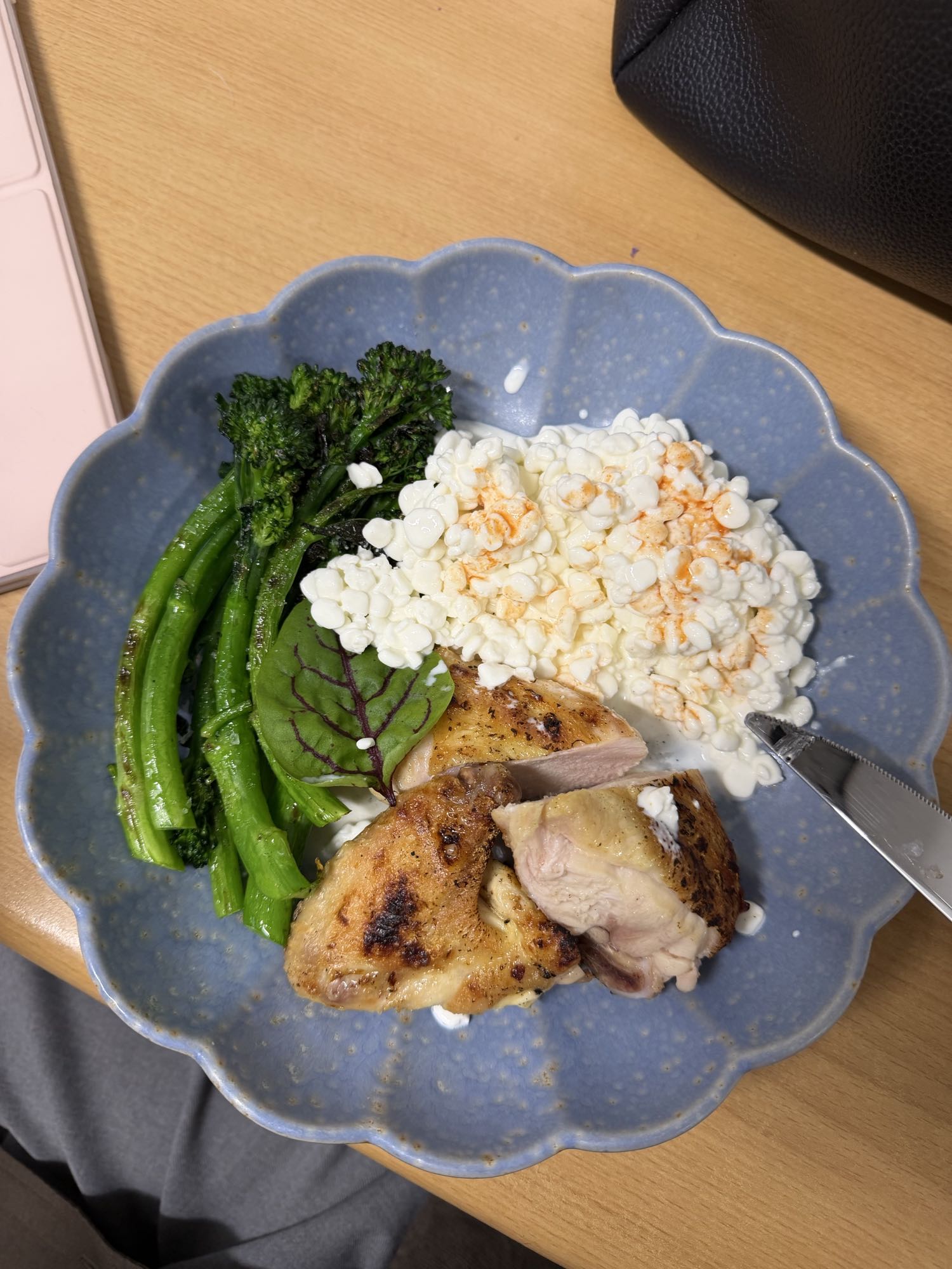 Курица с творогом