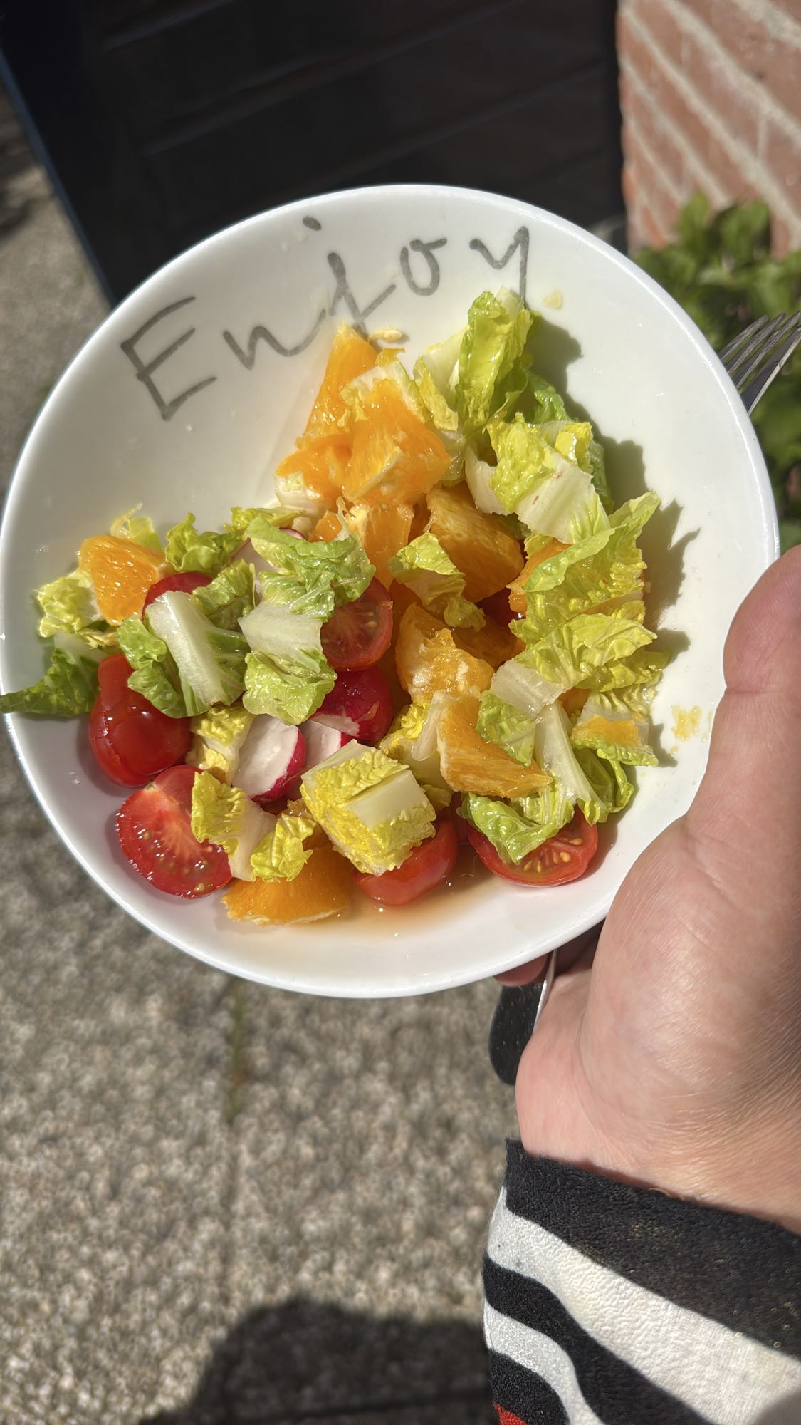 Salade met sinaasappel