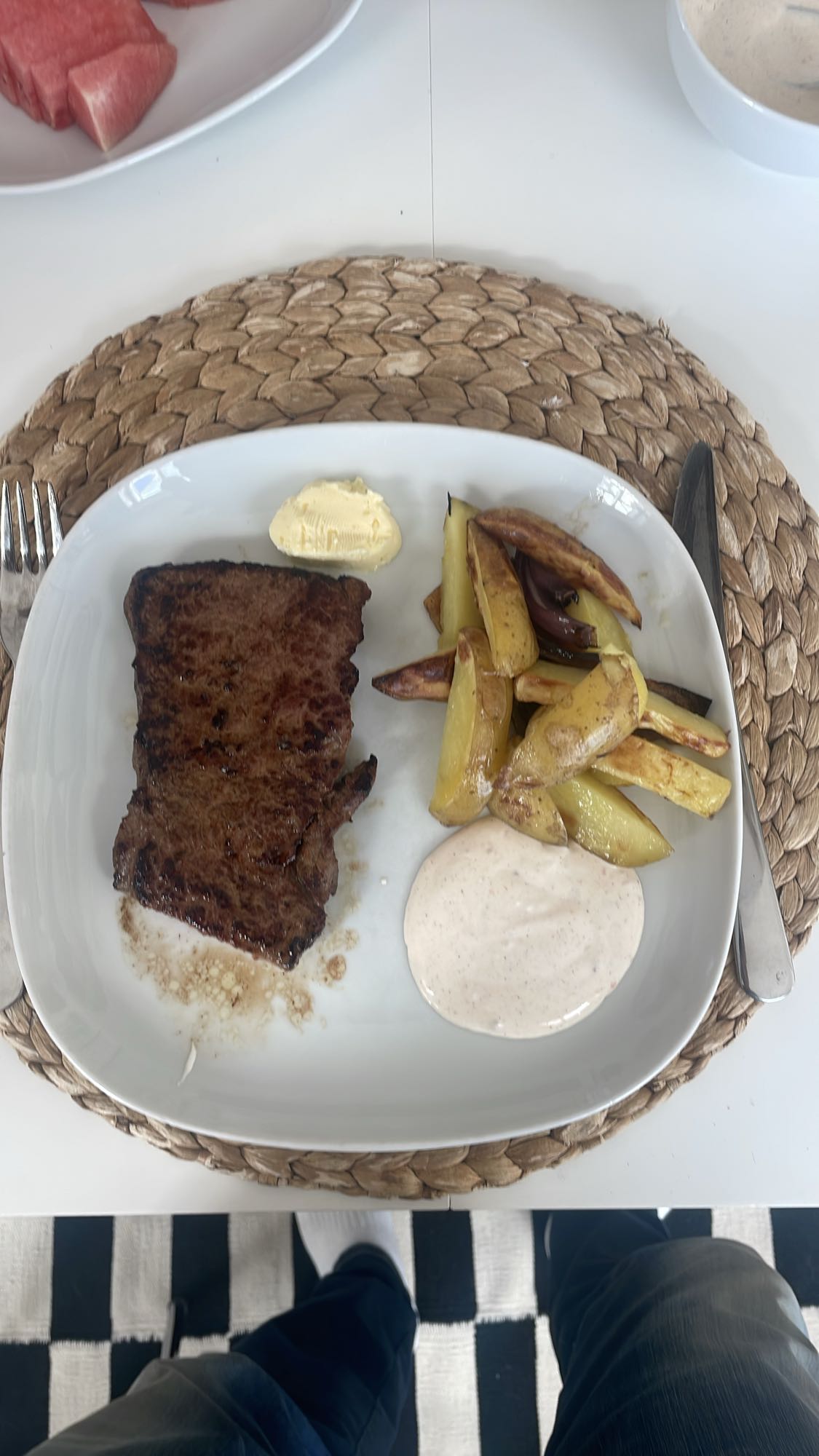 Biff med potatis
