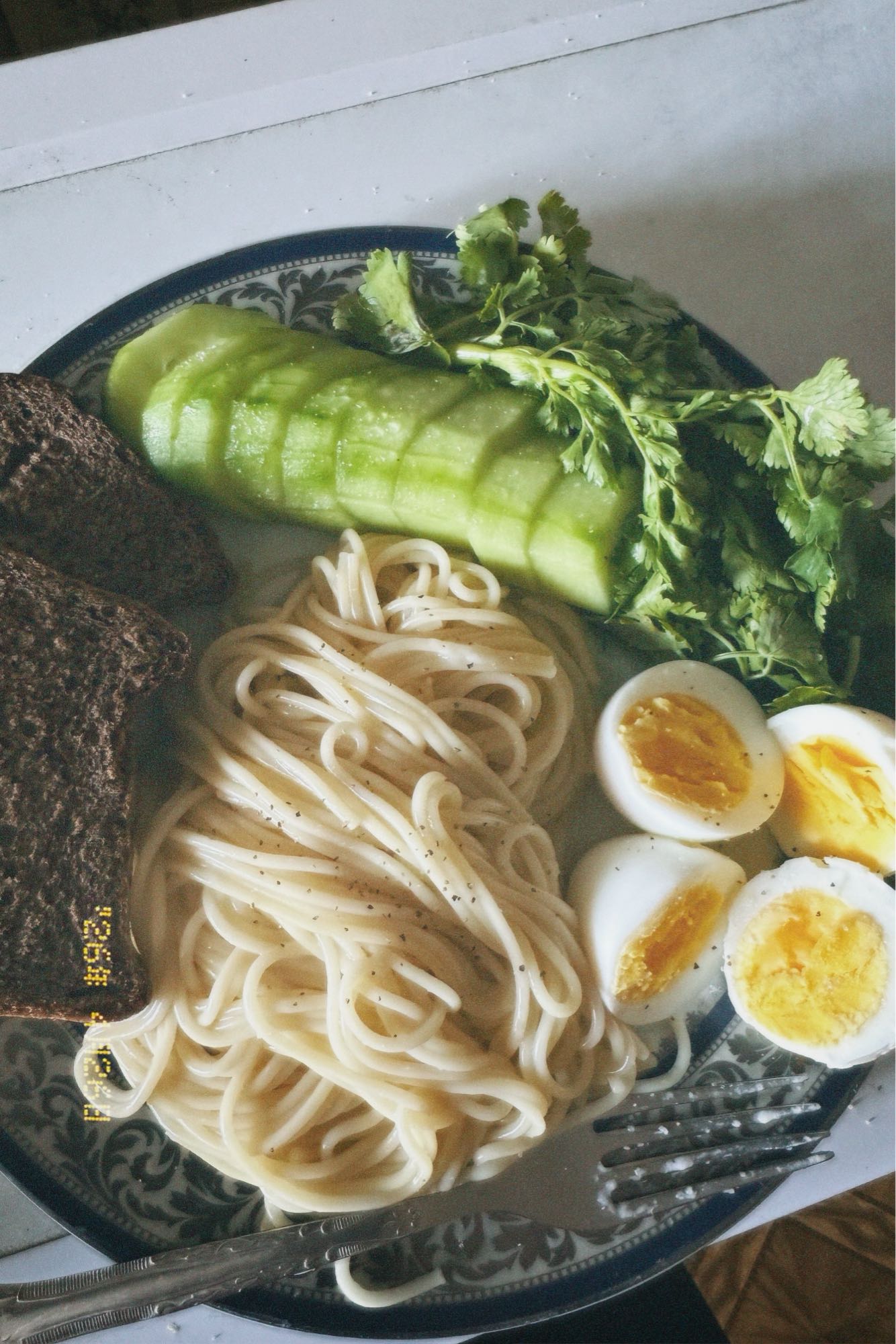 Спагетти с яйцом