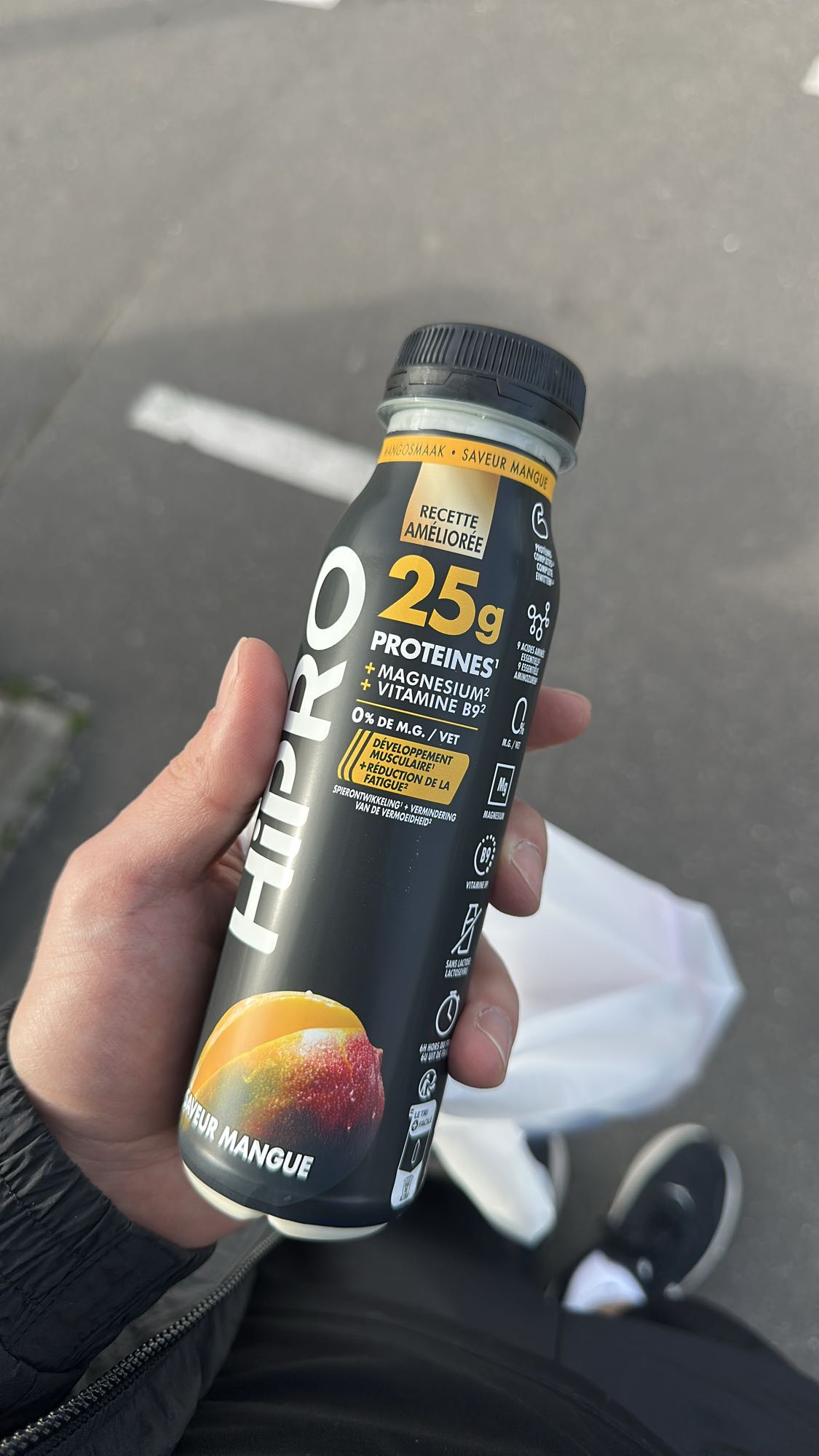 Boisson protéinée mangue