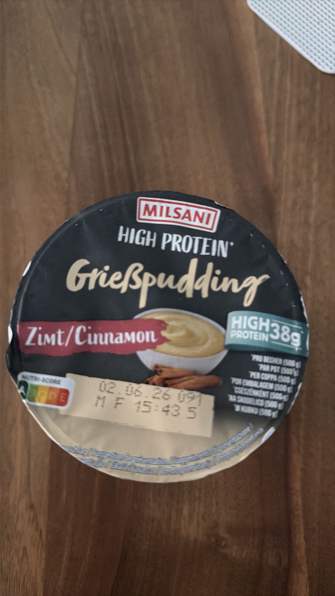 High Protein Grießpudding