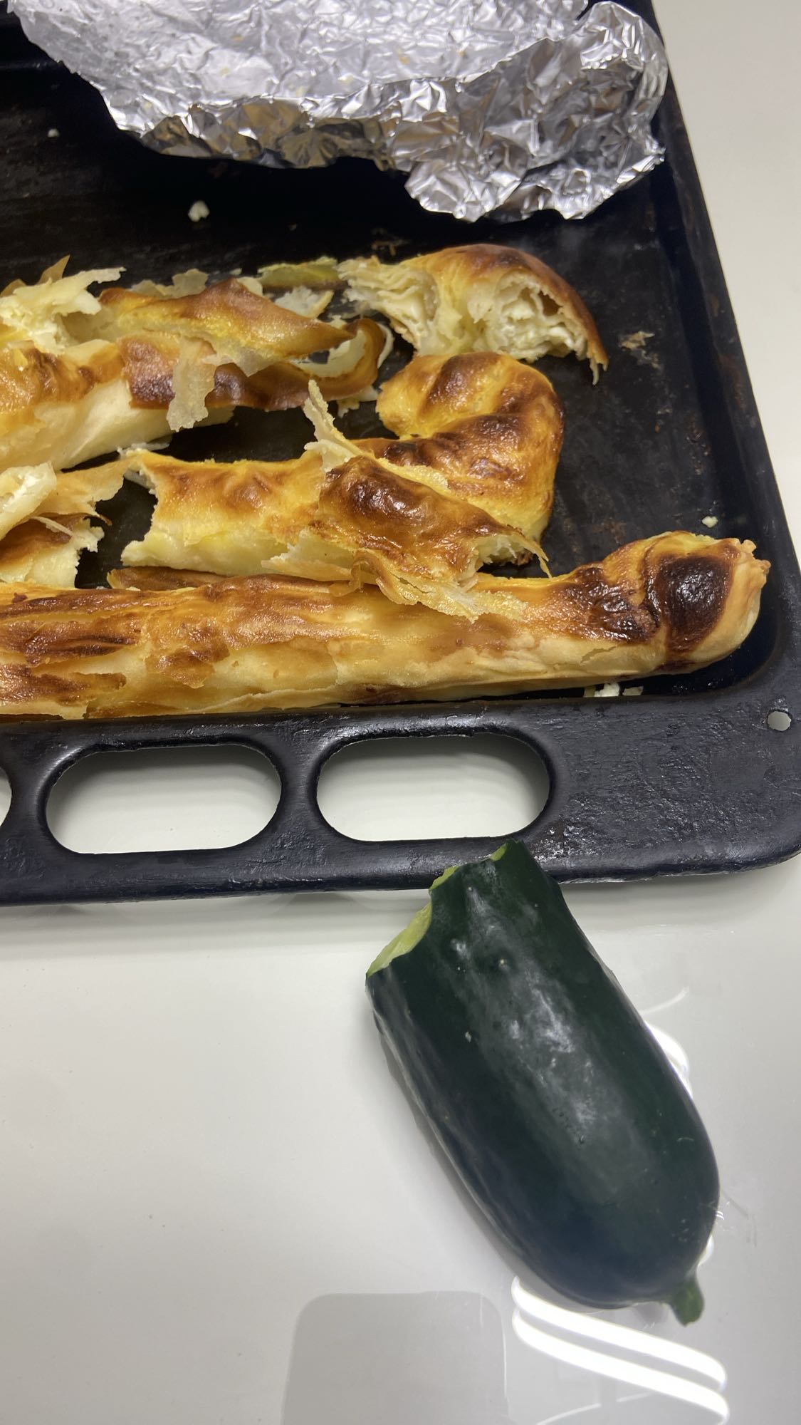 Börek mit Gurke
