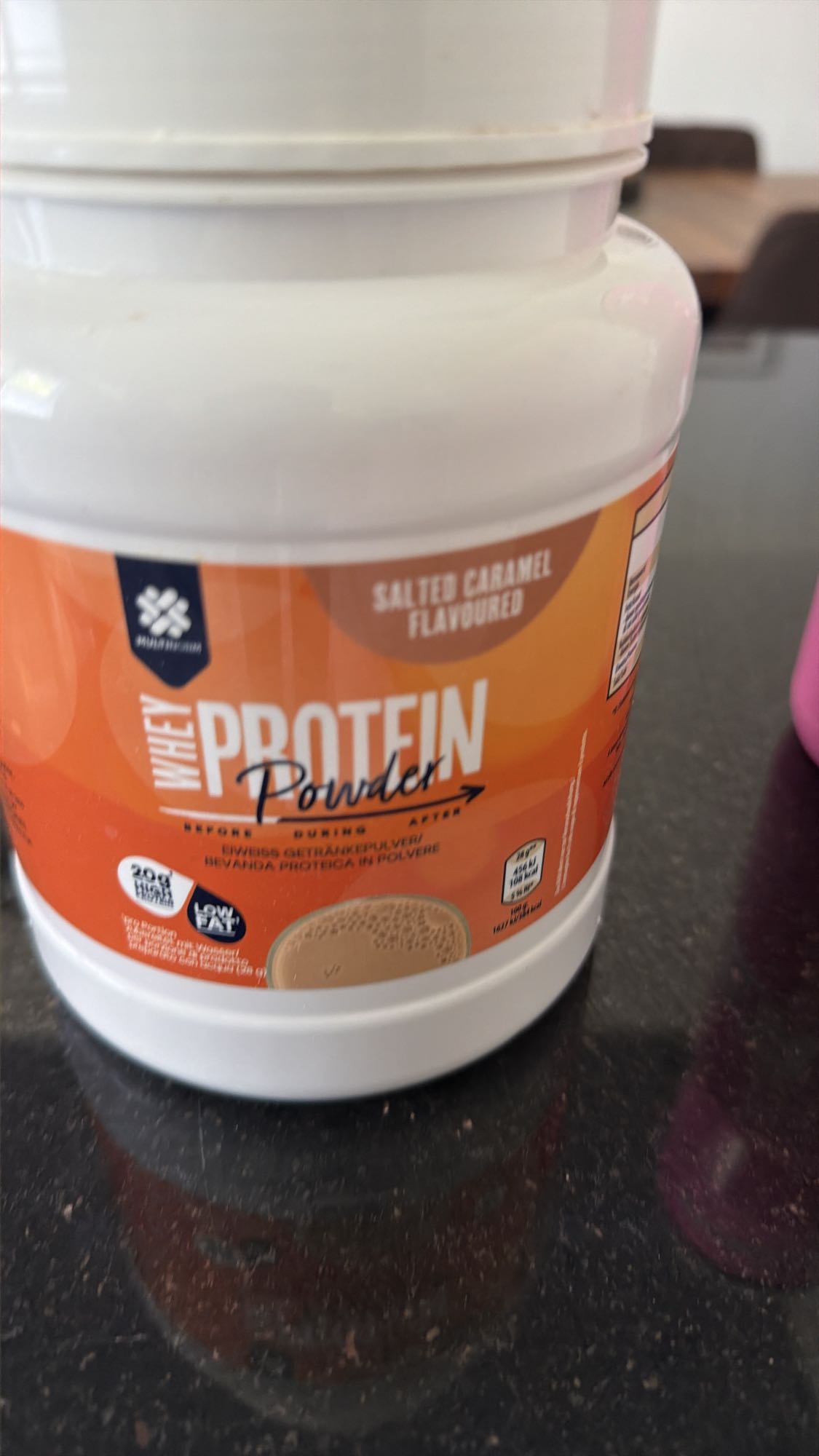 Proteinpulver Karamell
