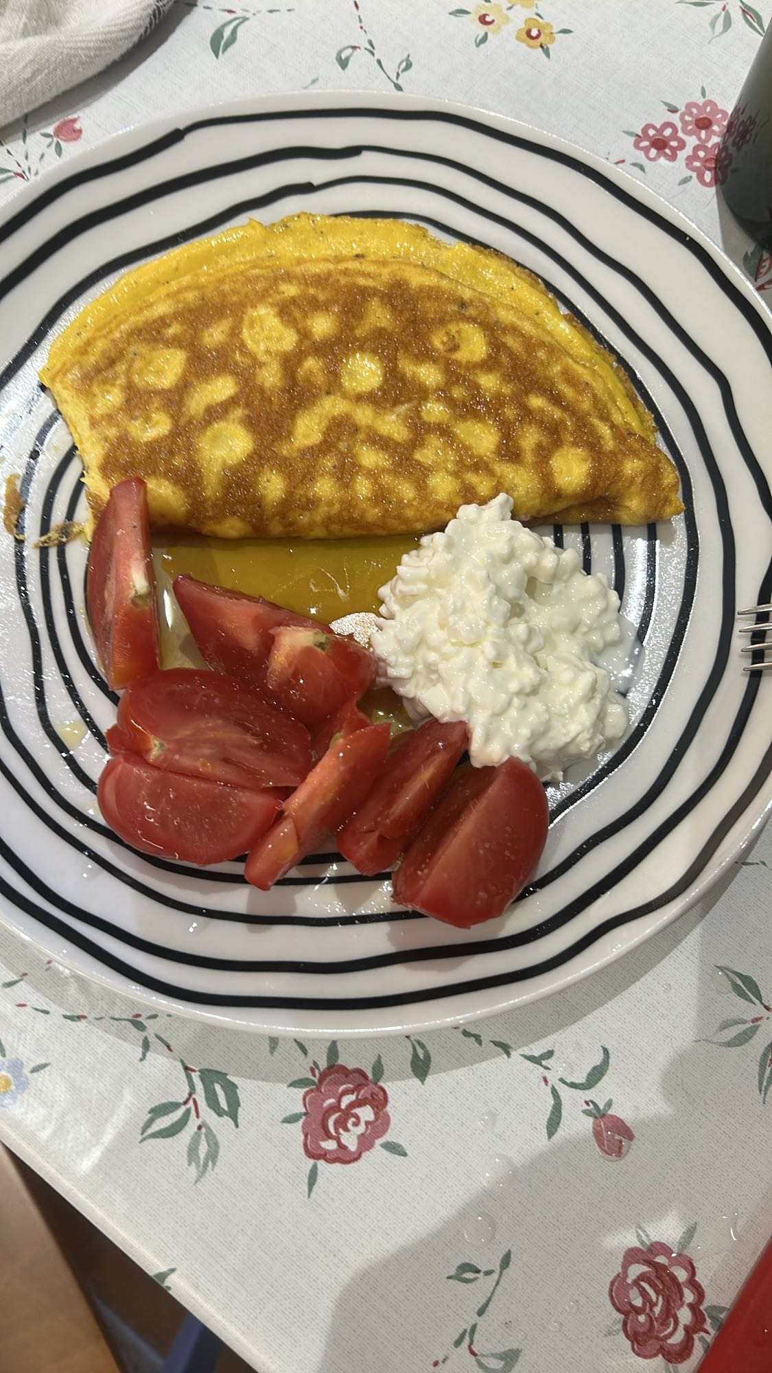Omelette con pomodori