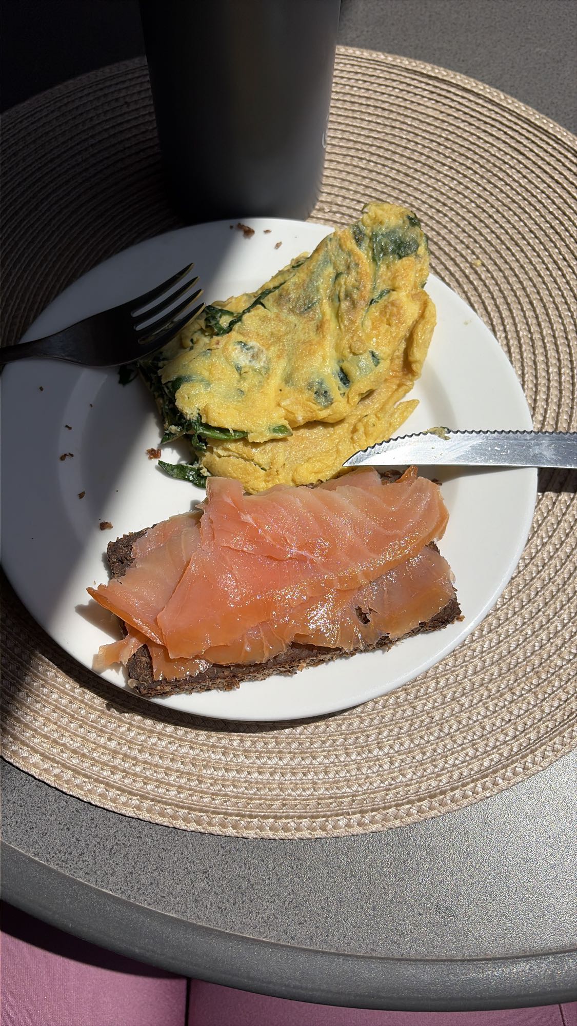 tortilla con salmón