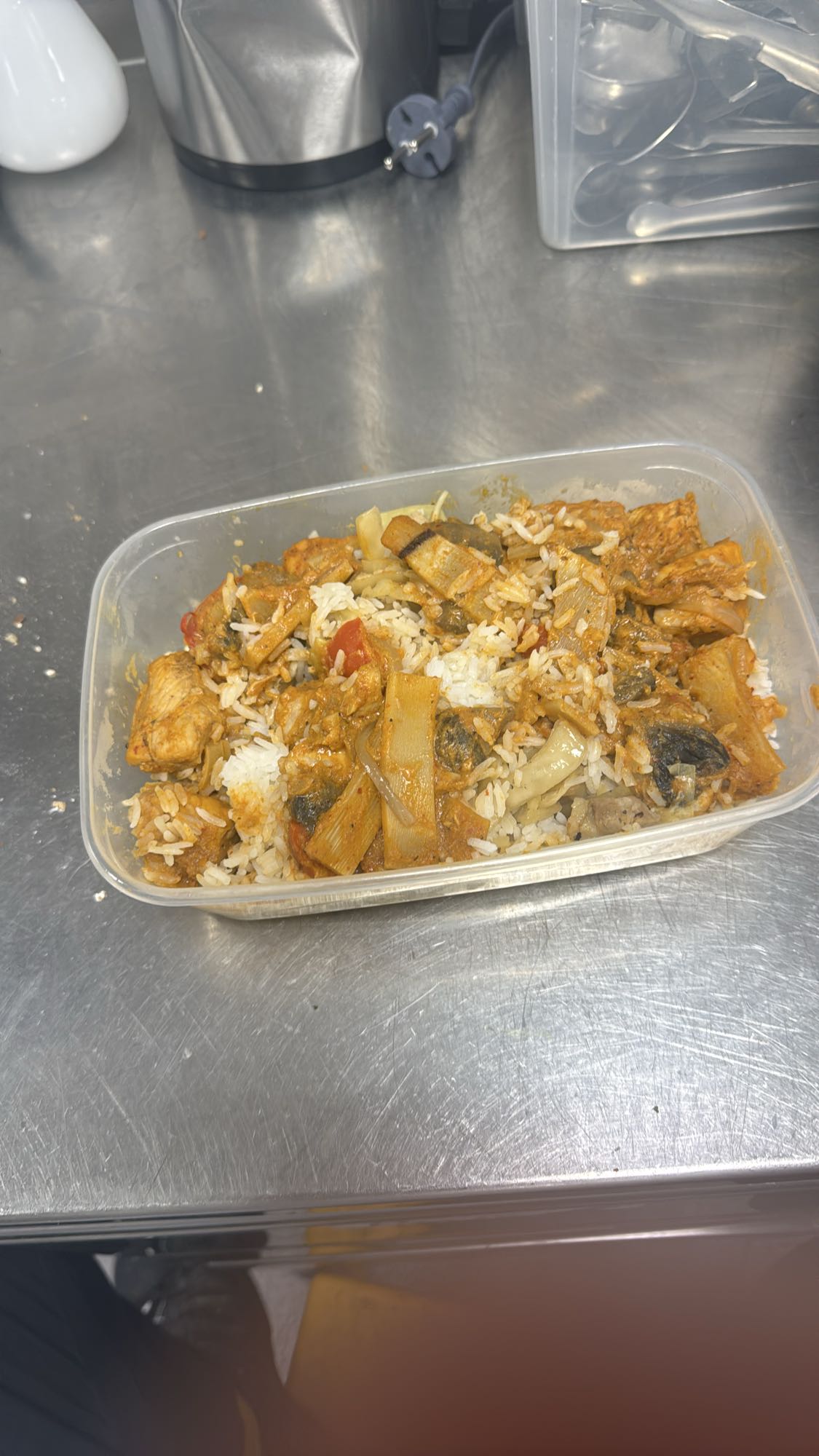 Kycklinggryta med ris