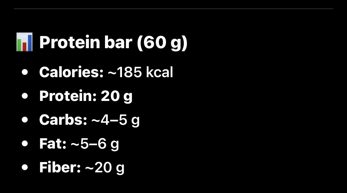 Protein bar