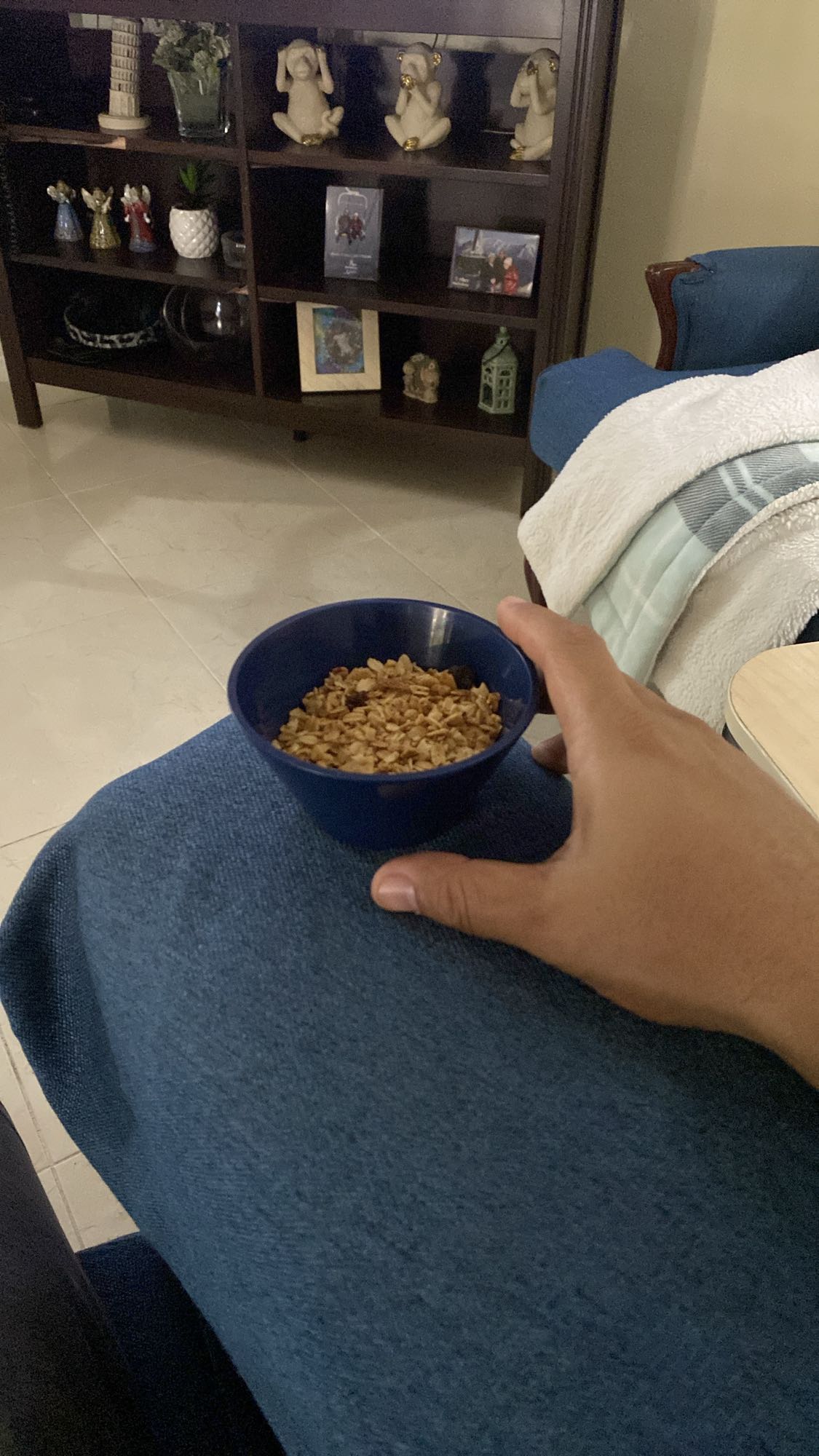 cereal con pasas