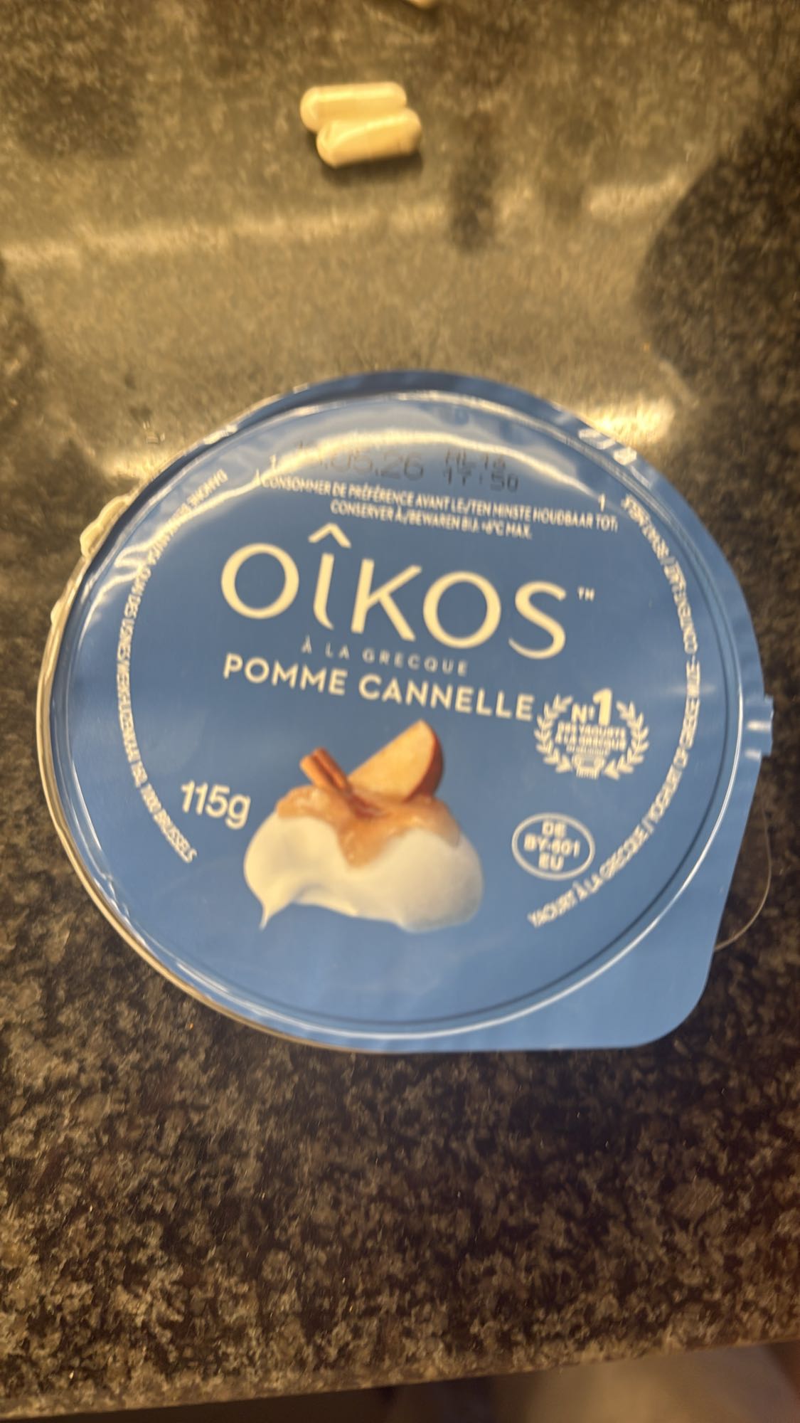 Griekse yoghurt appel