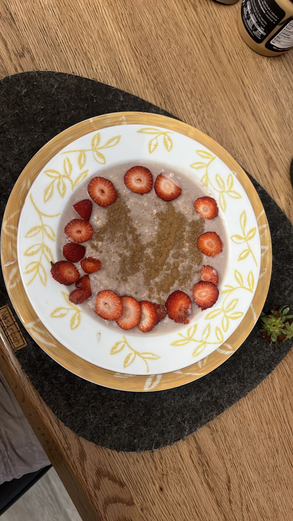 Porridge alle fragole