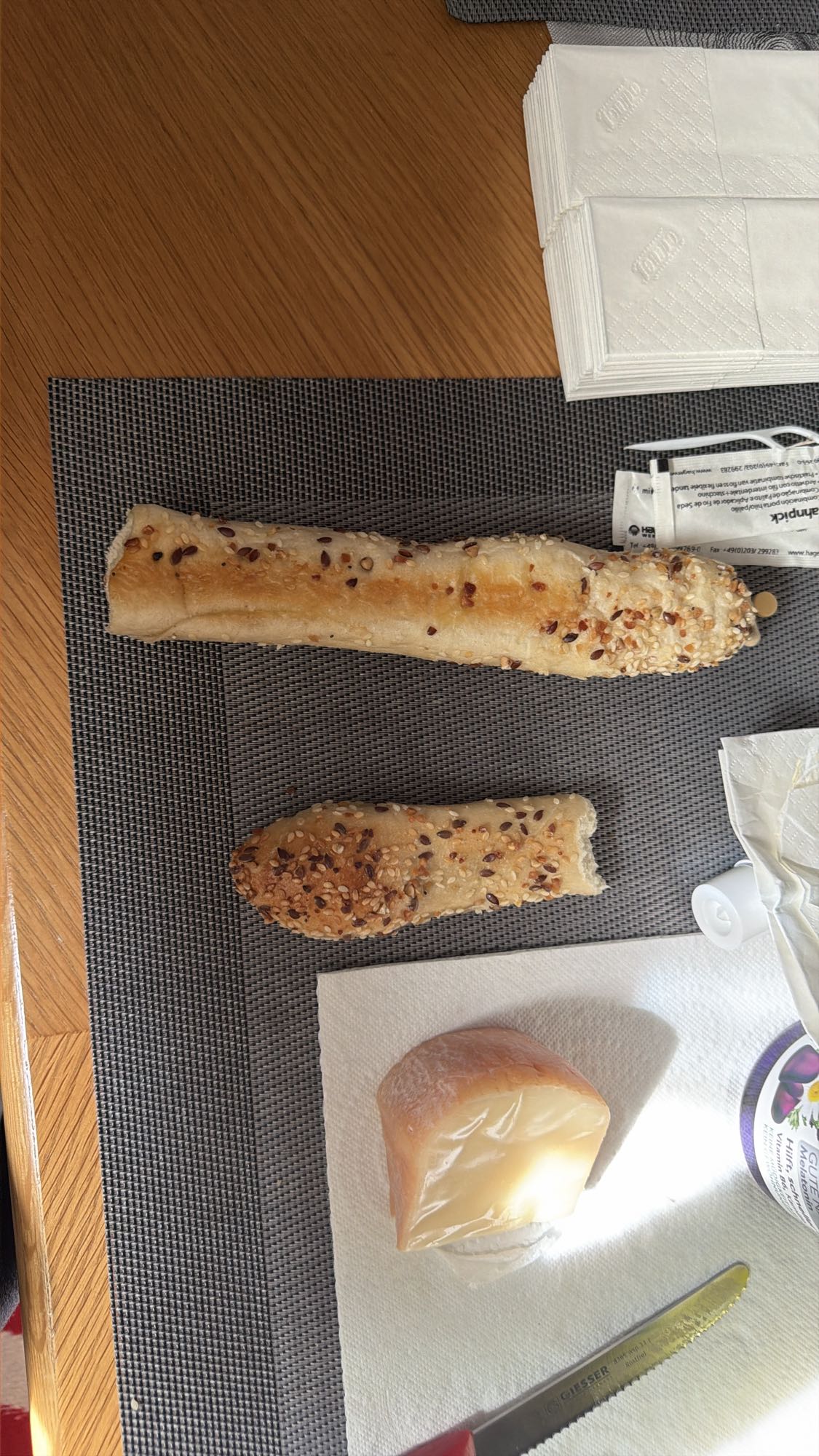 Saatenstangen mit Käse