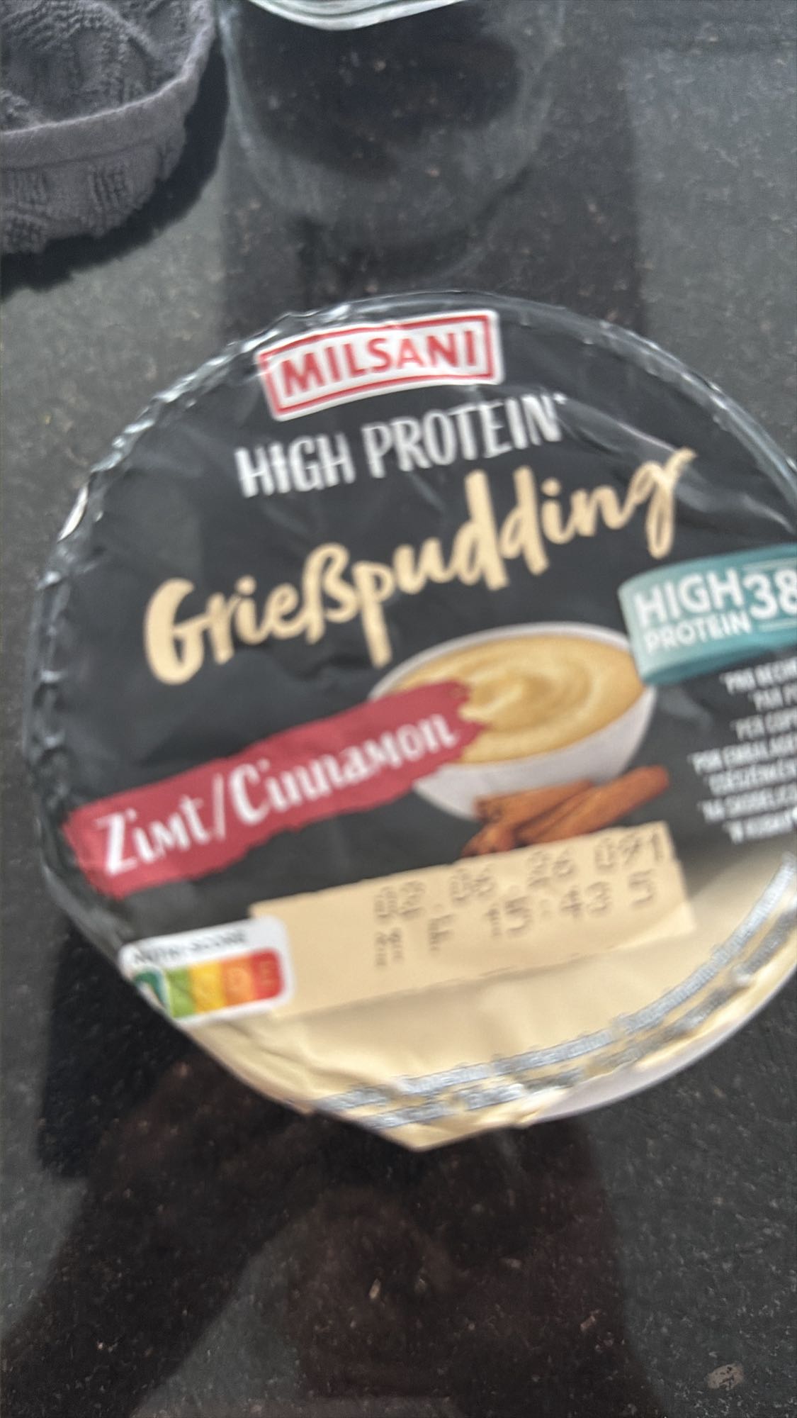 Grießpudding Zimt