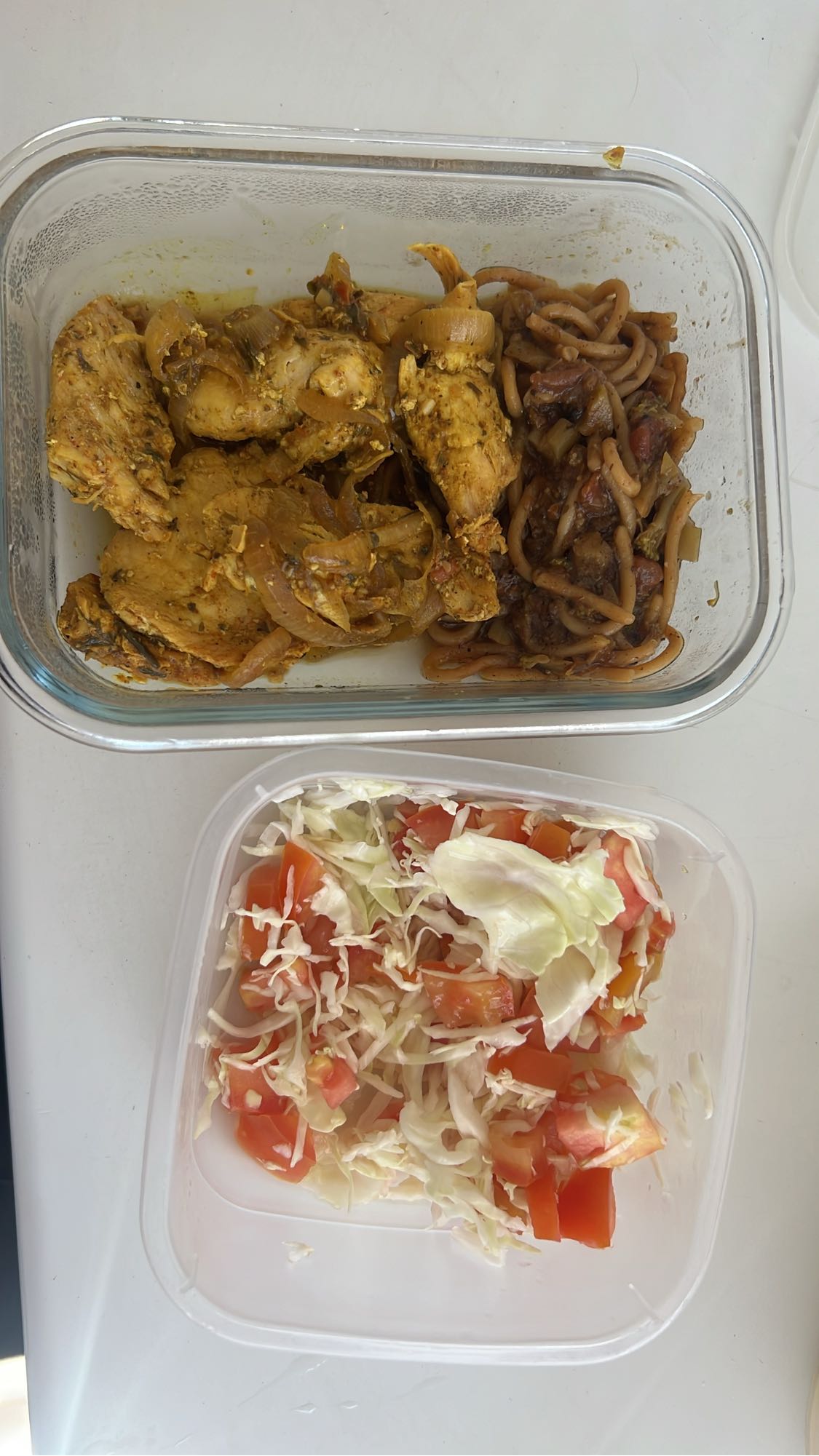 Frango com salada