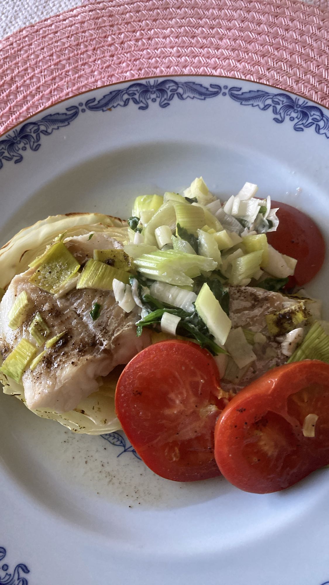 Torsk med purjo