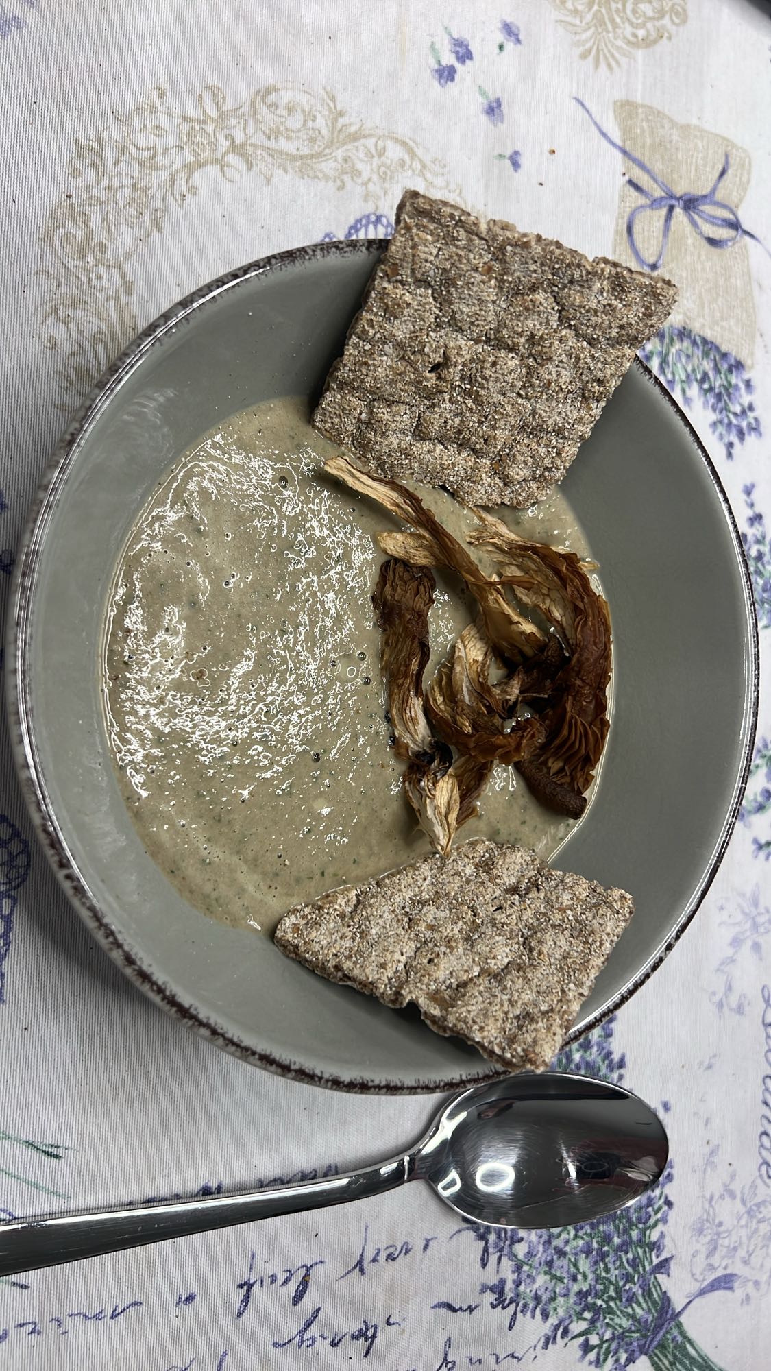 Supa crema cu crackers