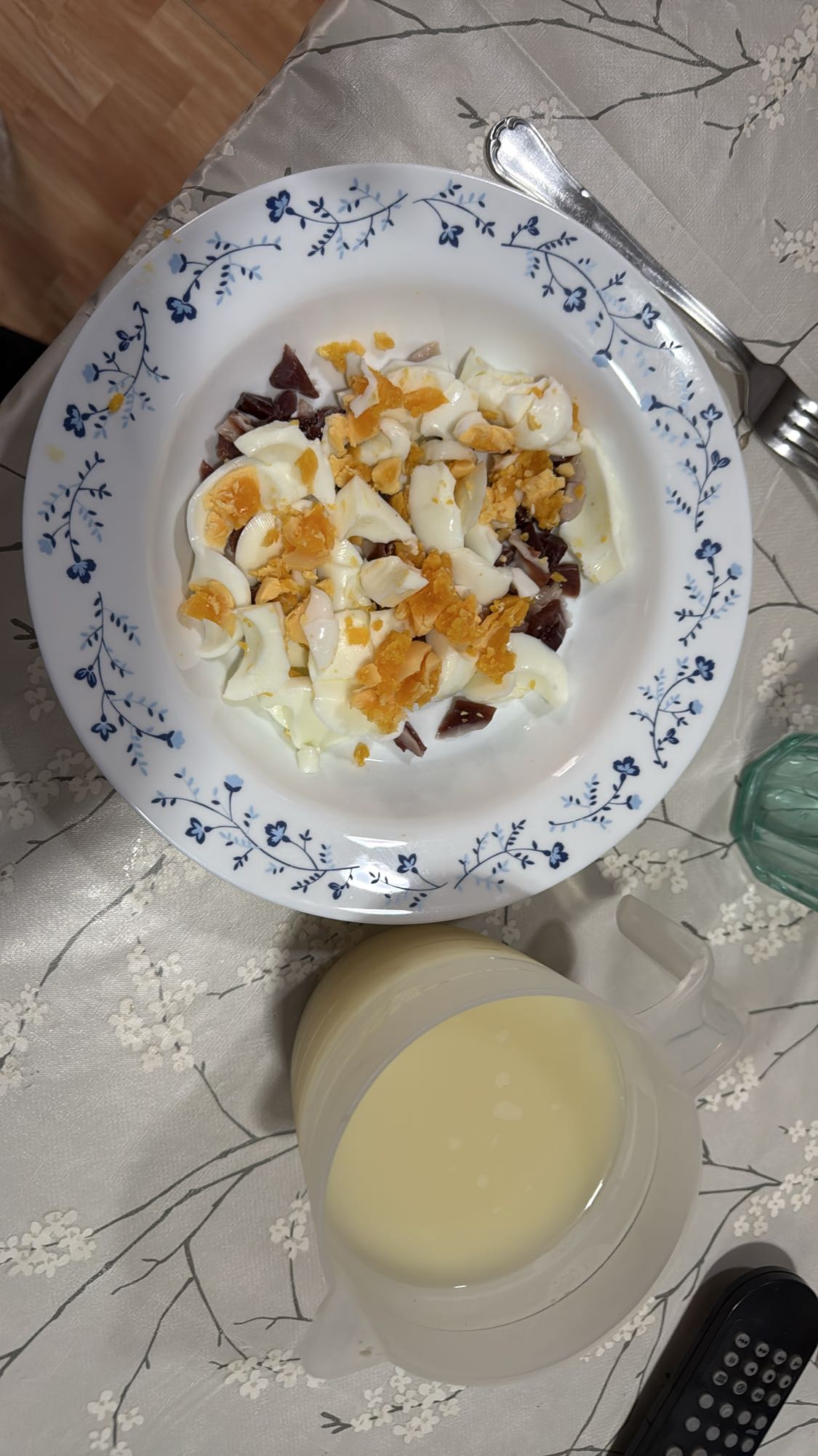 Huevos con jamón