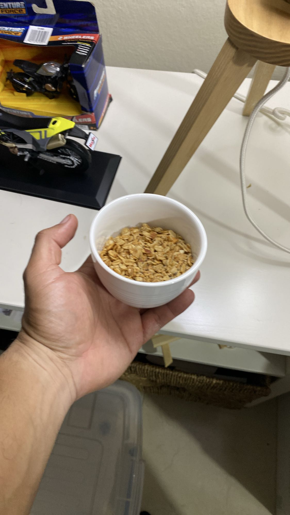 granola en taza