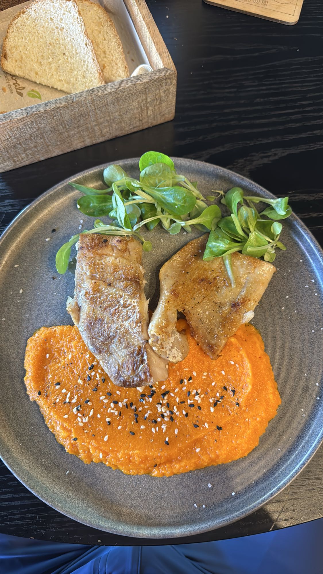 Pike Perch with Carrot Puree
