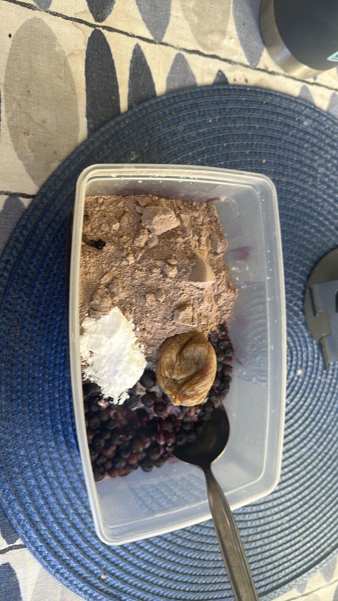Blåbär med chokladglass