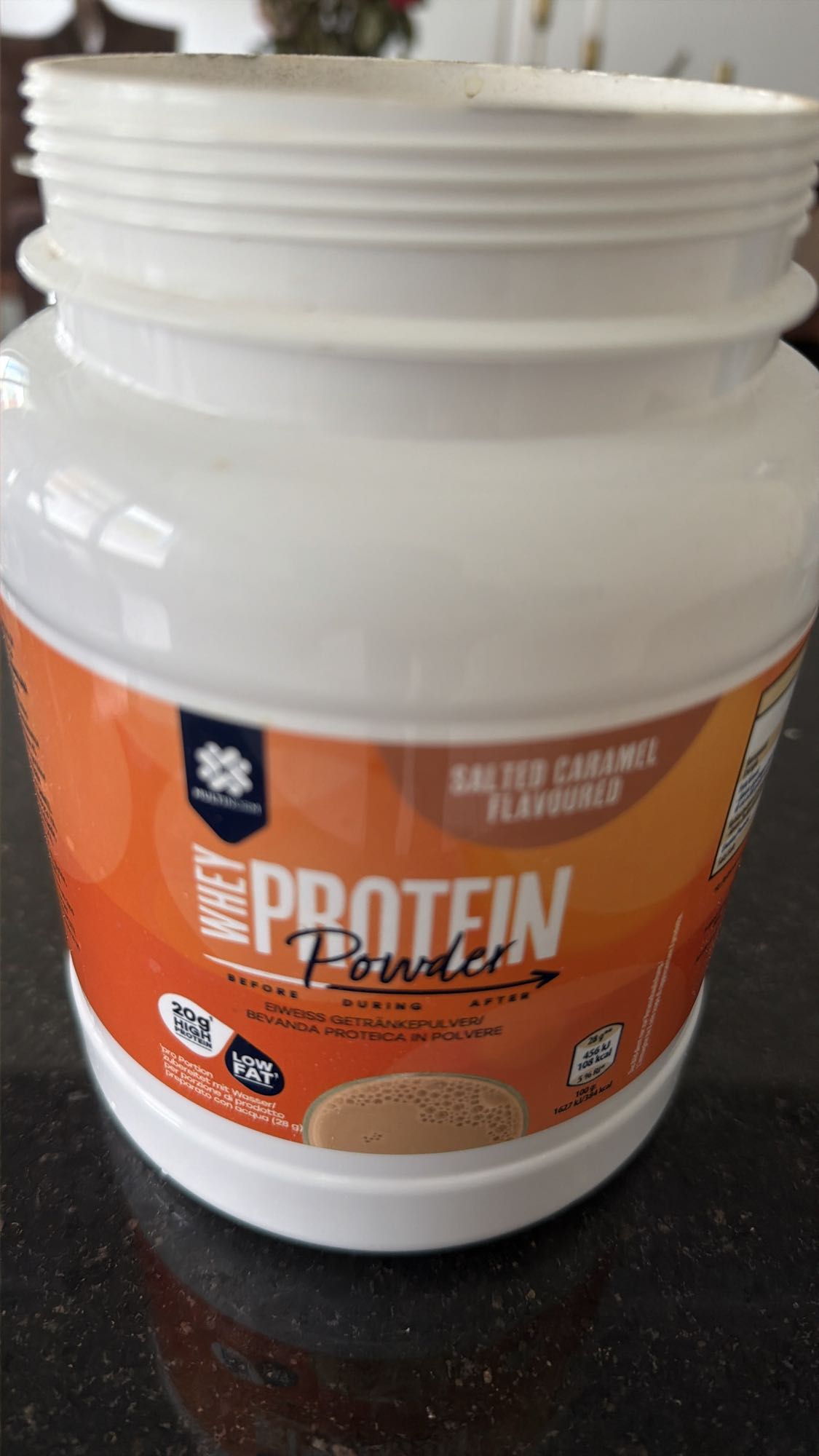 Proteinpulver Karamell