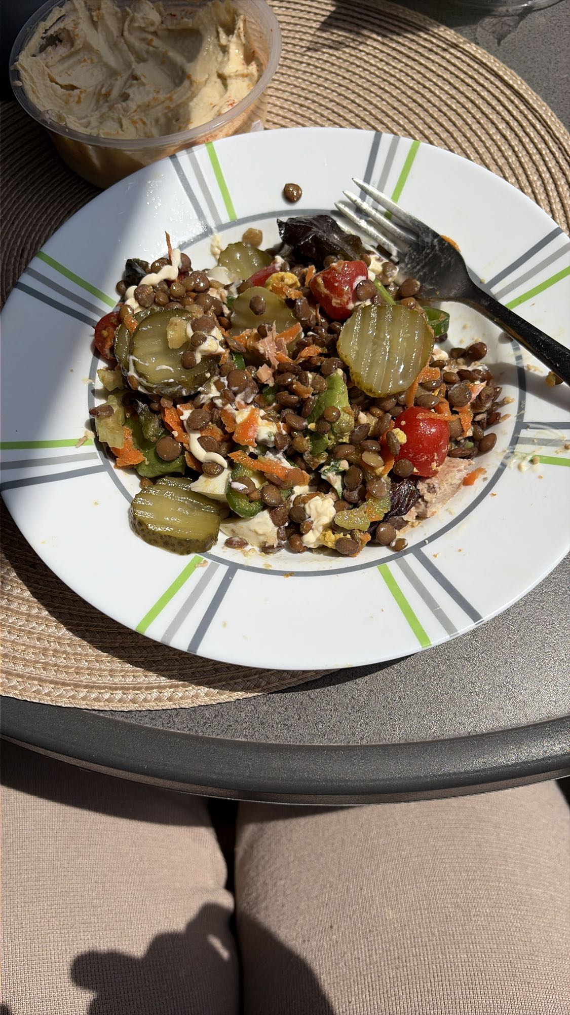 ensalada de lentejas