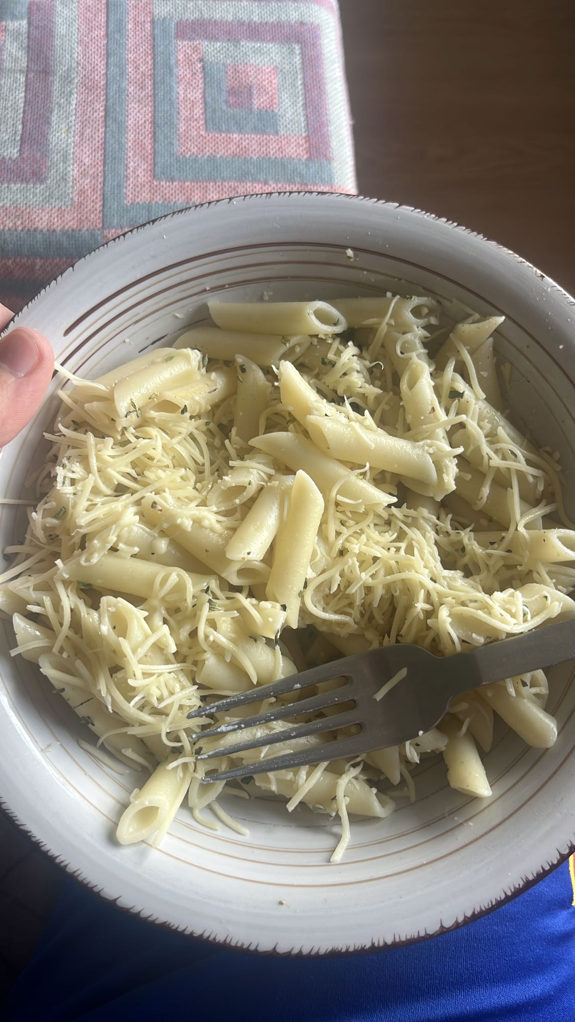 pasta con queso