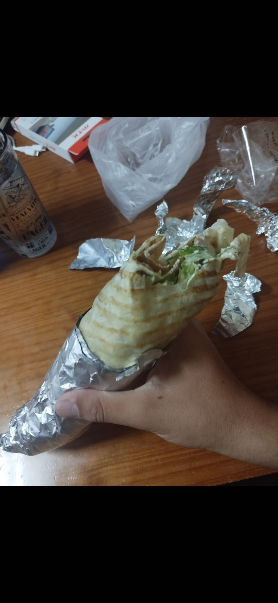 wrap de pollo