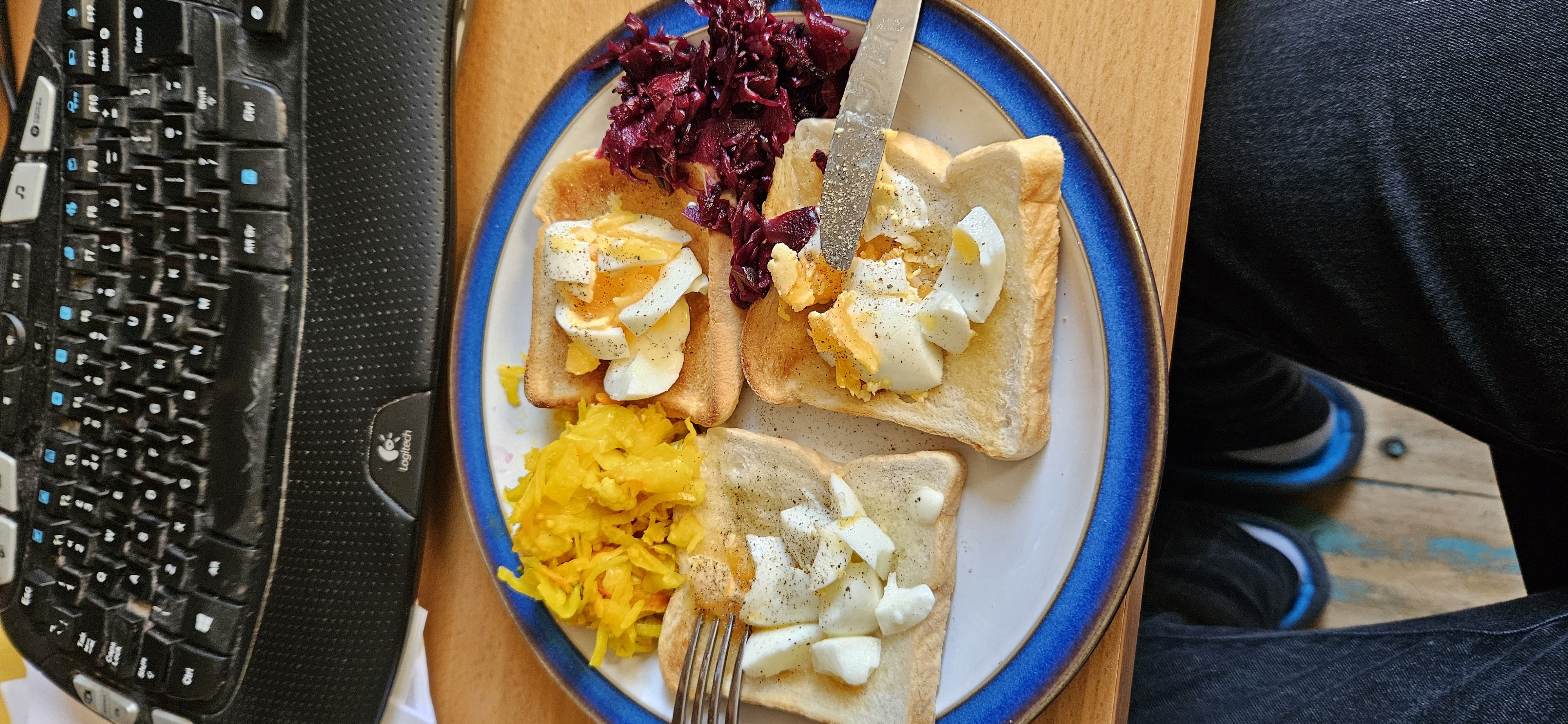 Egg Toast Plate