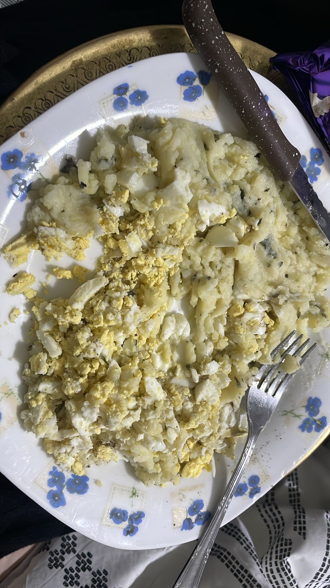 Mashed Potato and Egg