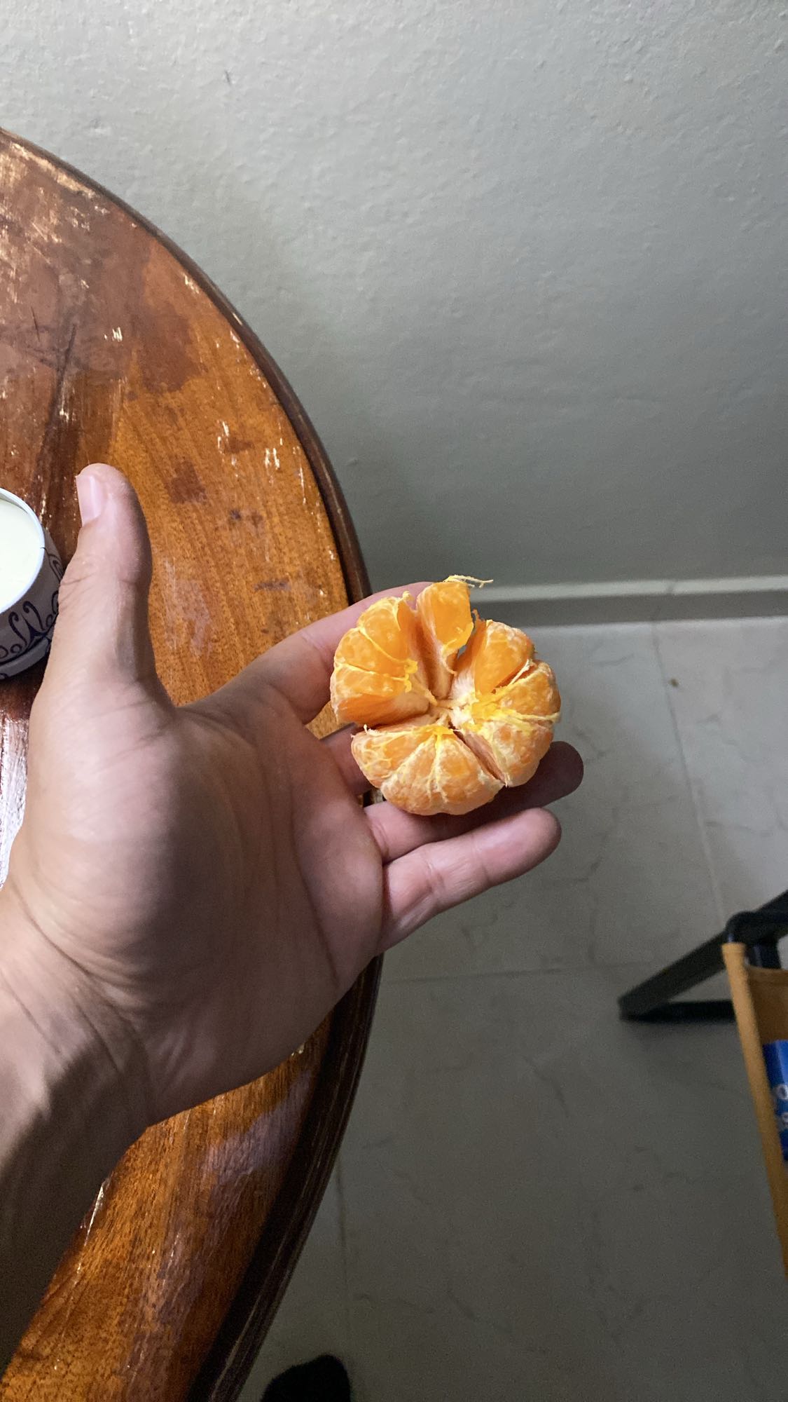 mandarina pelada