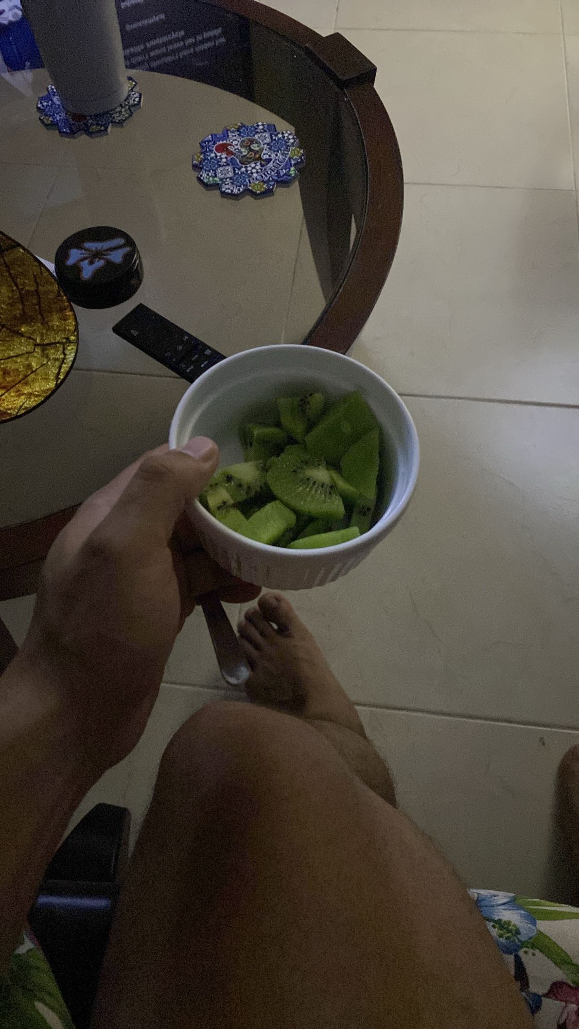 kiwi en trozos