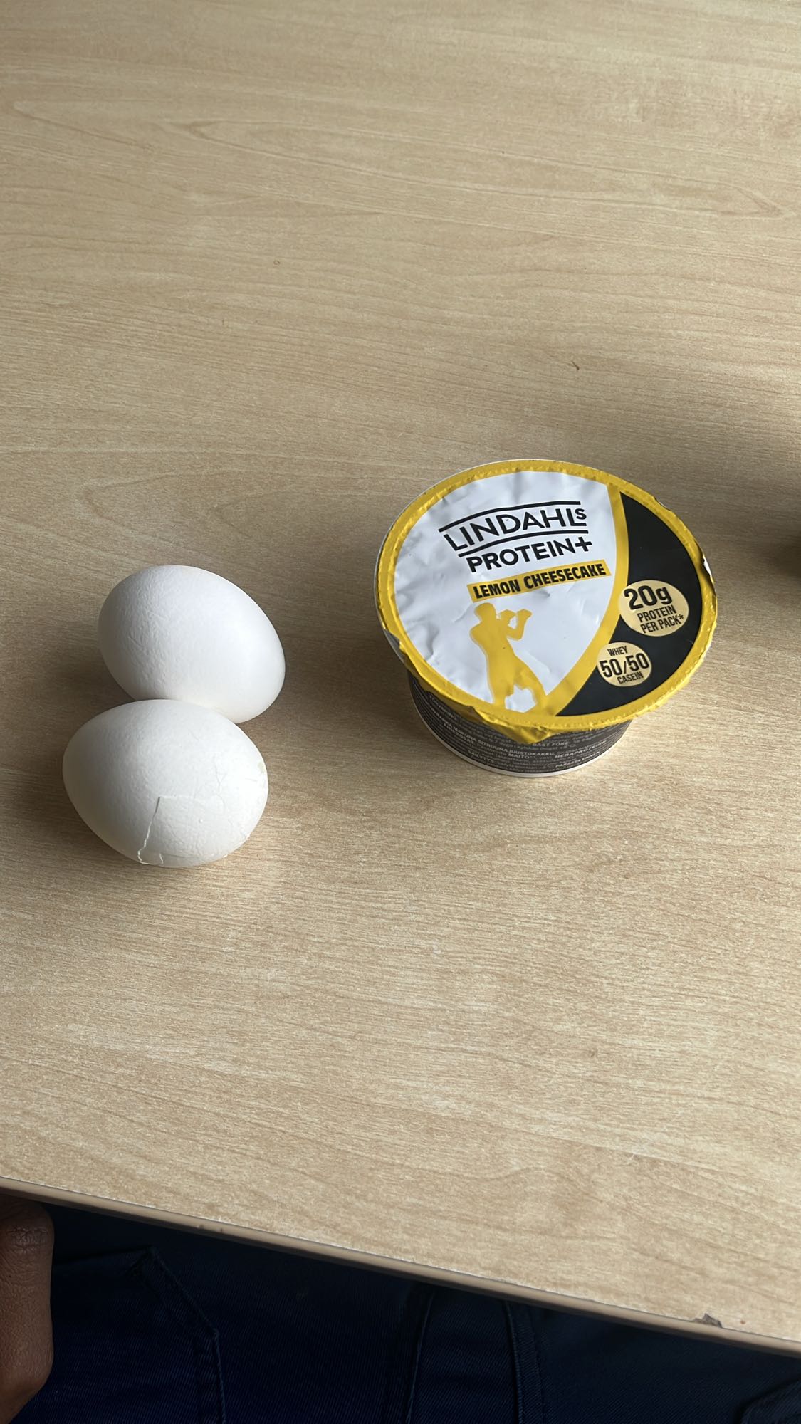 Eggs and Protein Yogurt