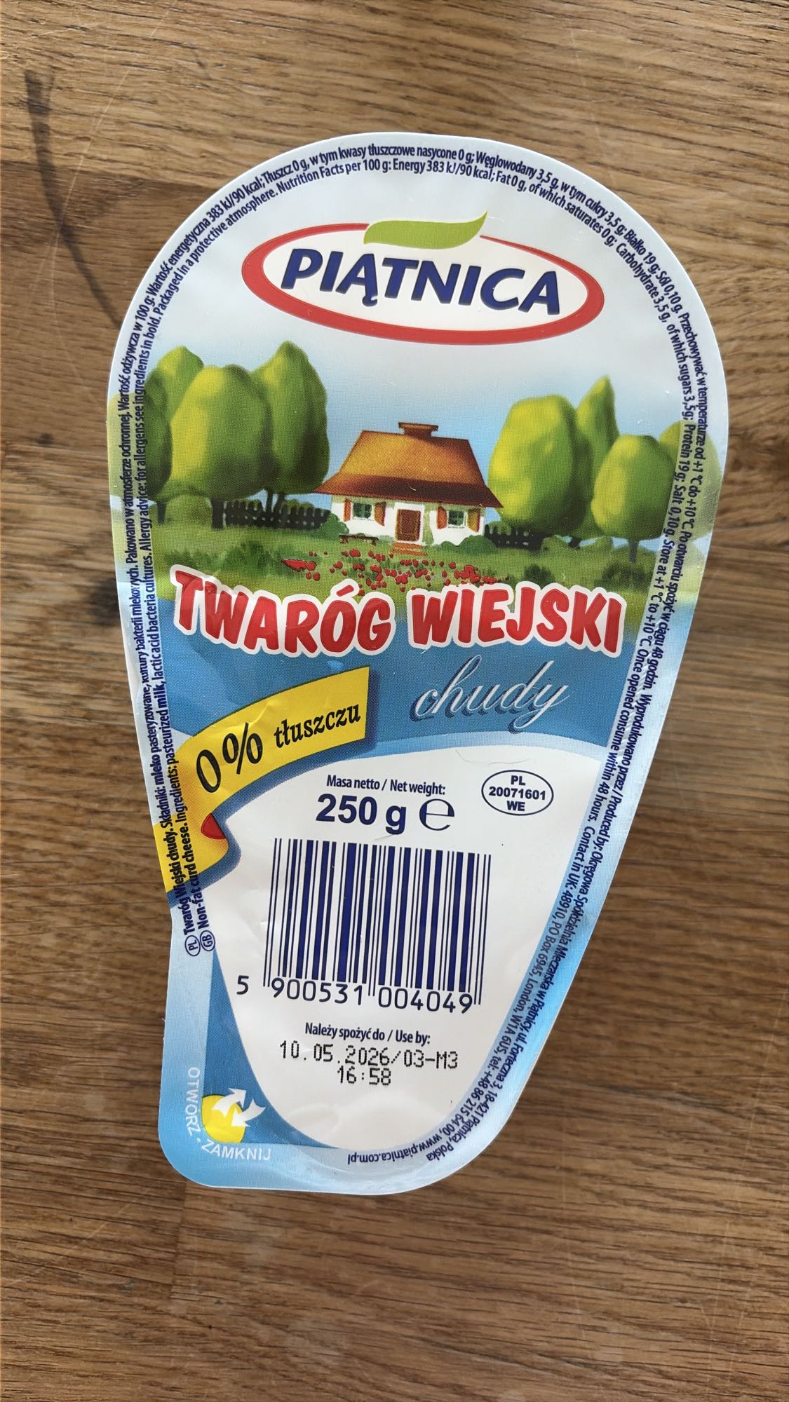 Twaróg wiejski chudy