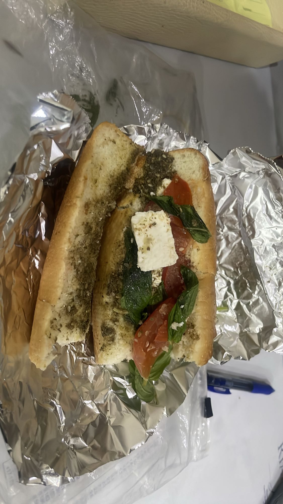 Pesto Feta Tomato Roll