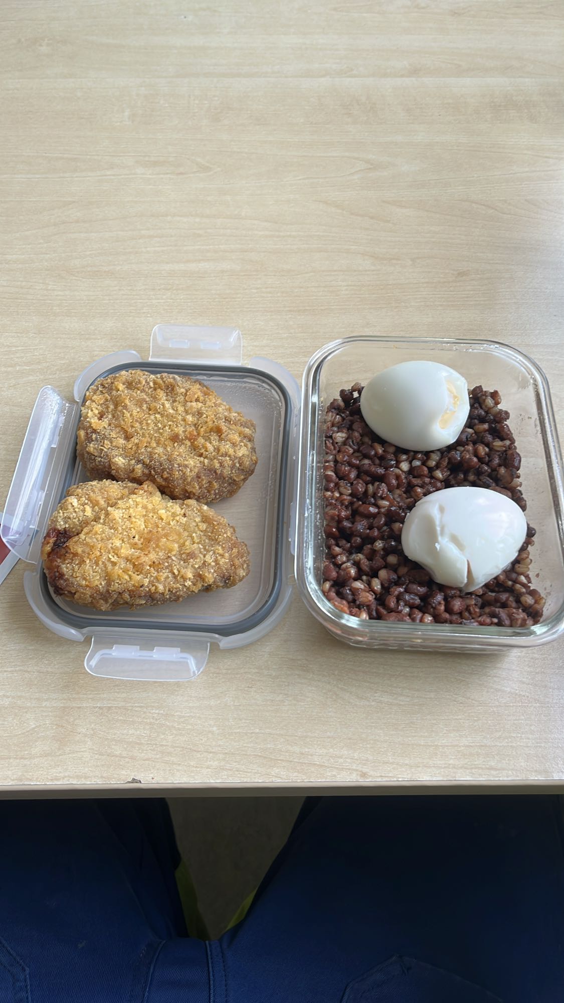 Chicken Rice and Eggs