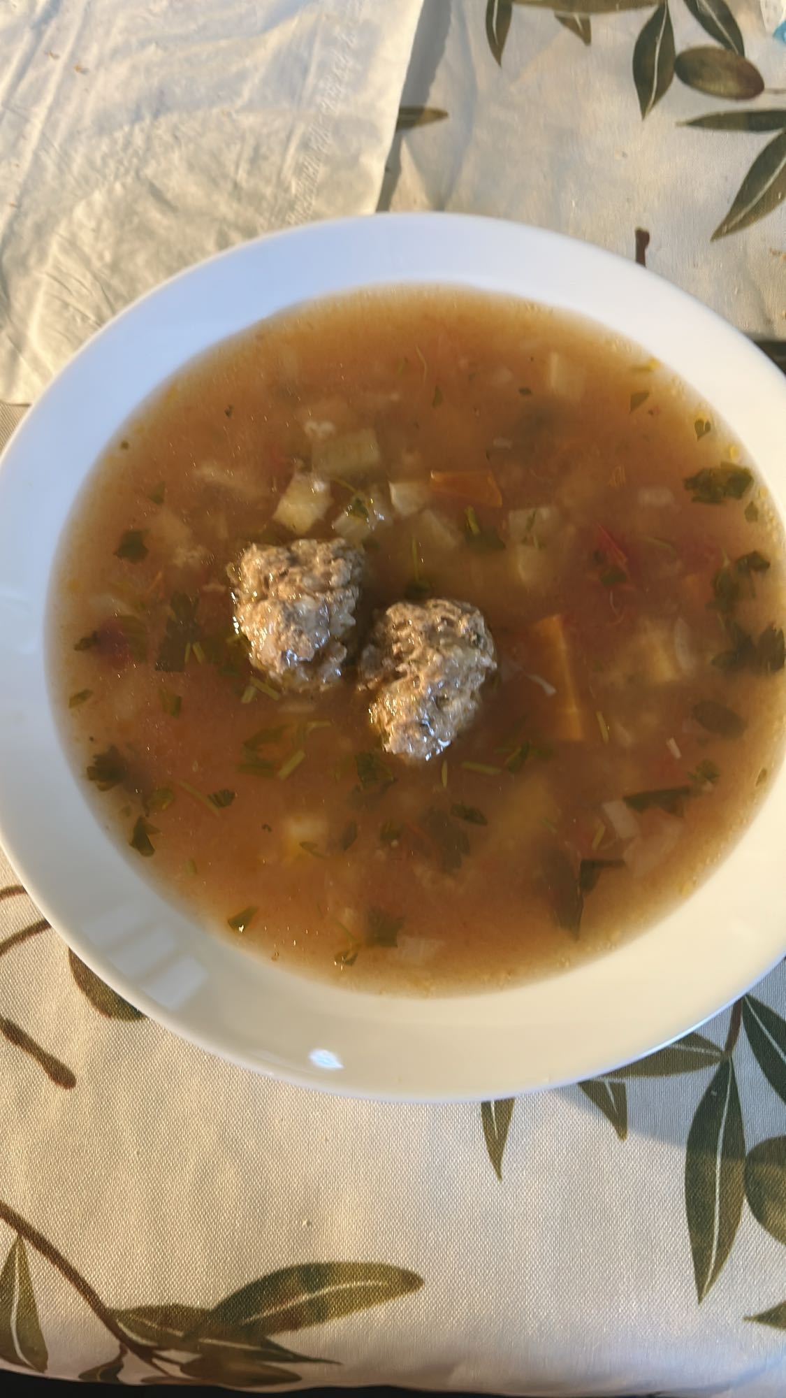 Ciorbă cu perișoare