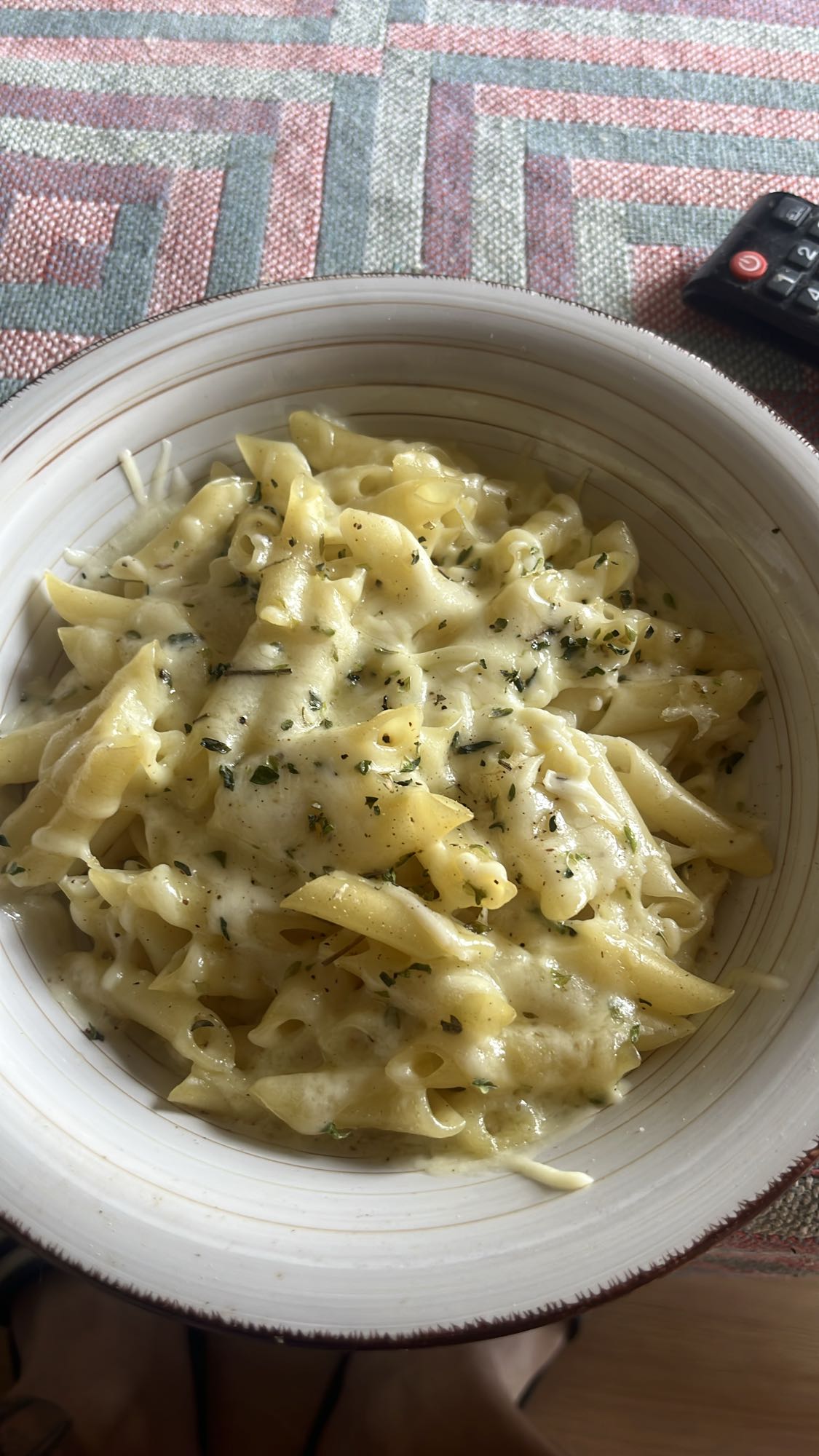 pasta con queso