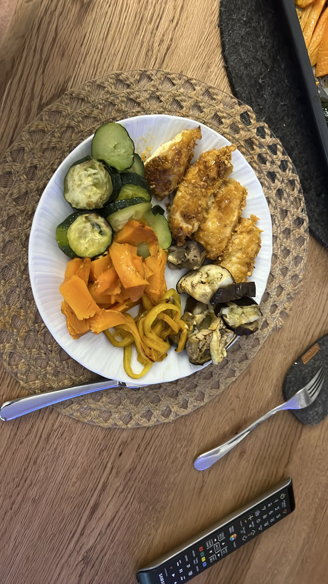 Pollo e verdure miste