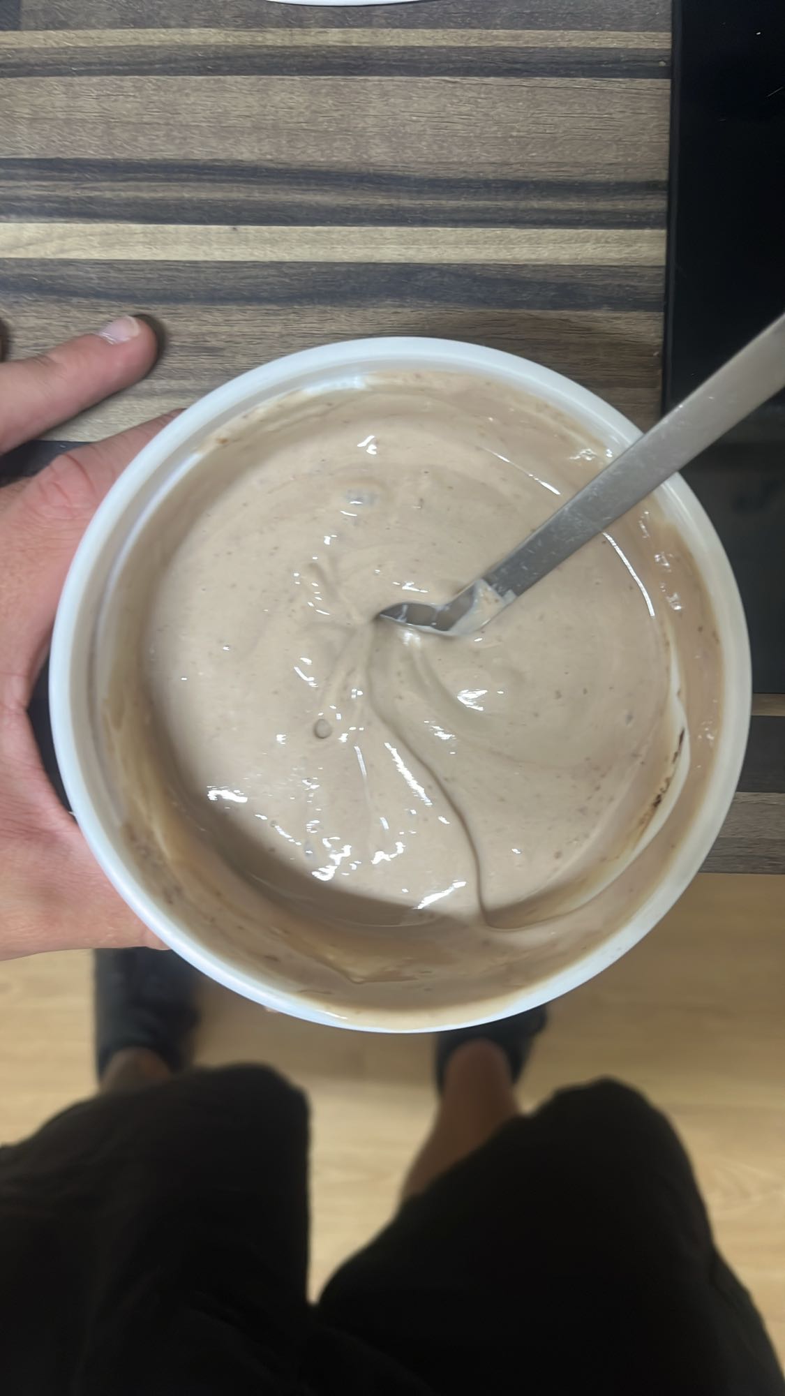 batido cremoso de plátano