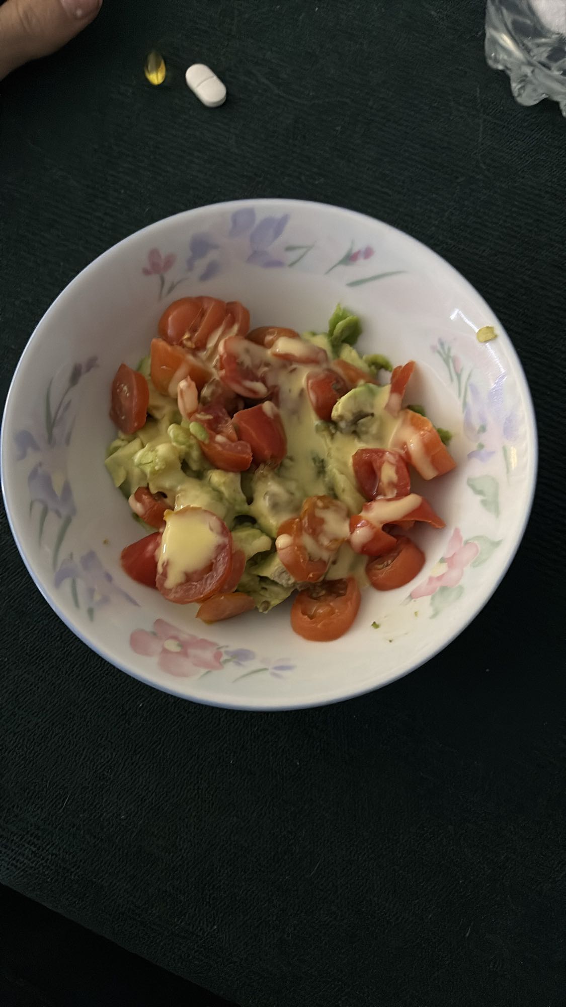 Salade avocat tomate