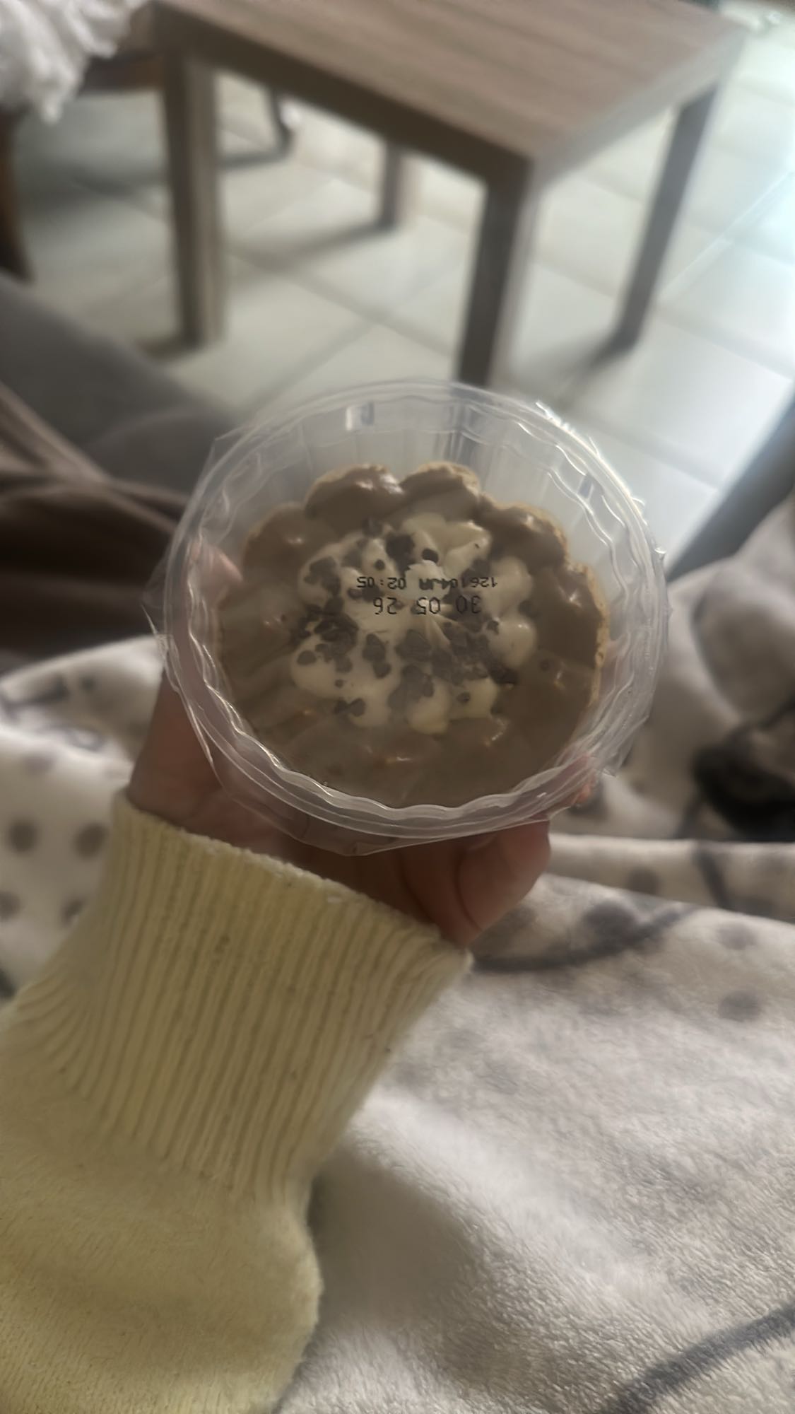 Dessert chocolat crème