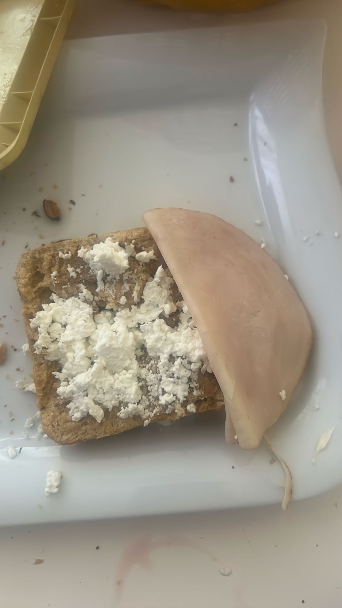 Knäckebrot mit Käse